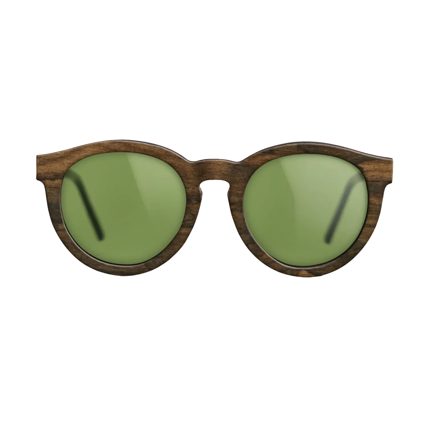 Ziricote Dark Quartered,Walnut: Straight Grain: Single Cut - The Rebel - Round - SIRIS wood optic