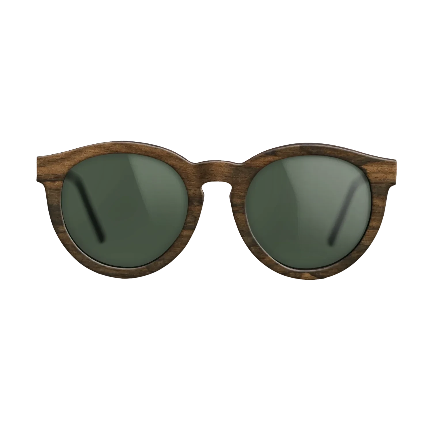 Ziricote Dark Quartered,Walnut: Straight Grain: Single Cut - The Rebel - Round - SIRIS wood optic