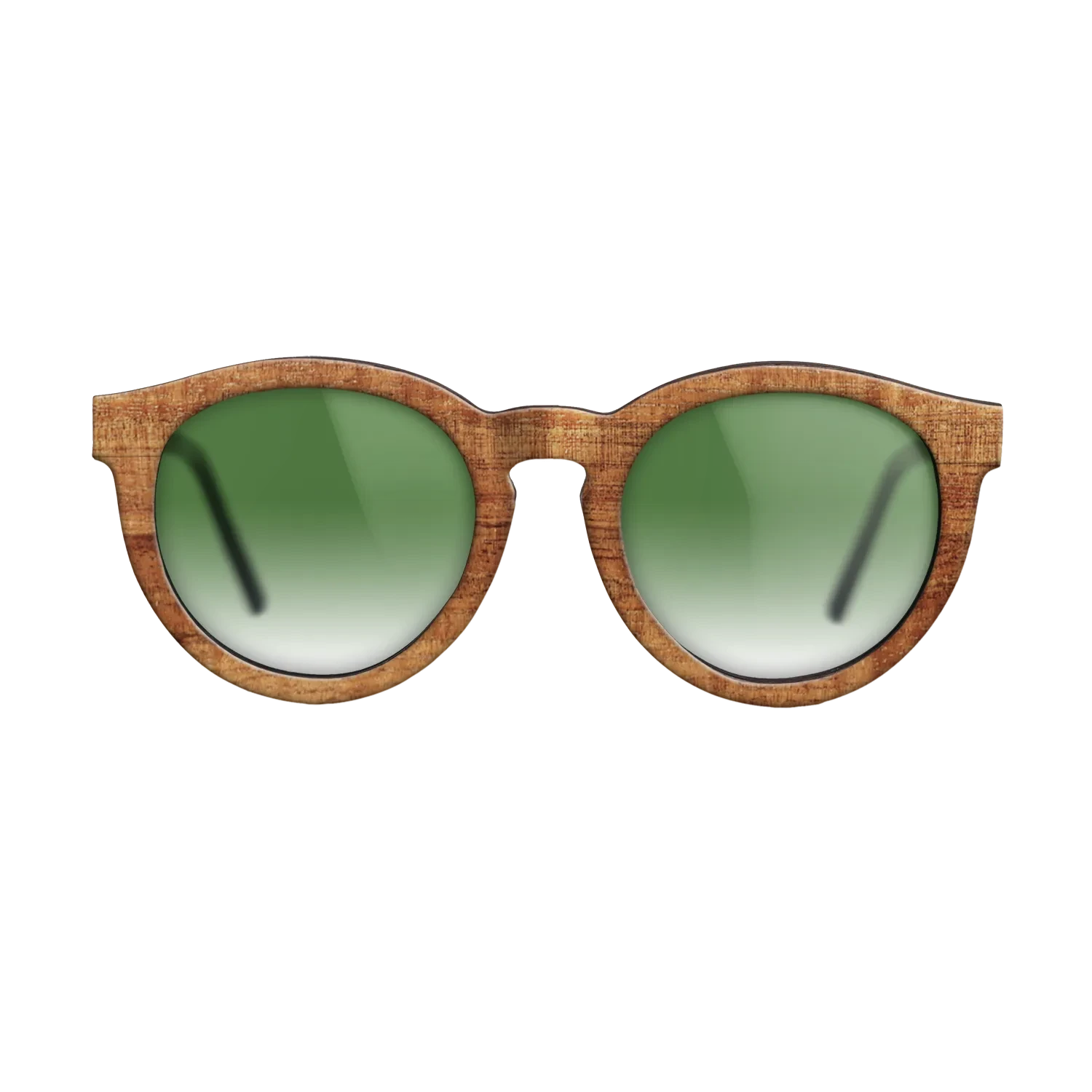 Walnut: Straight Grain,Koa: Single Cut - The Rebel - Round - SIRIS wood optic