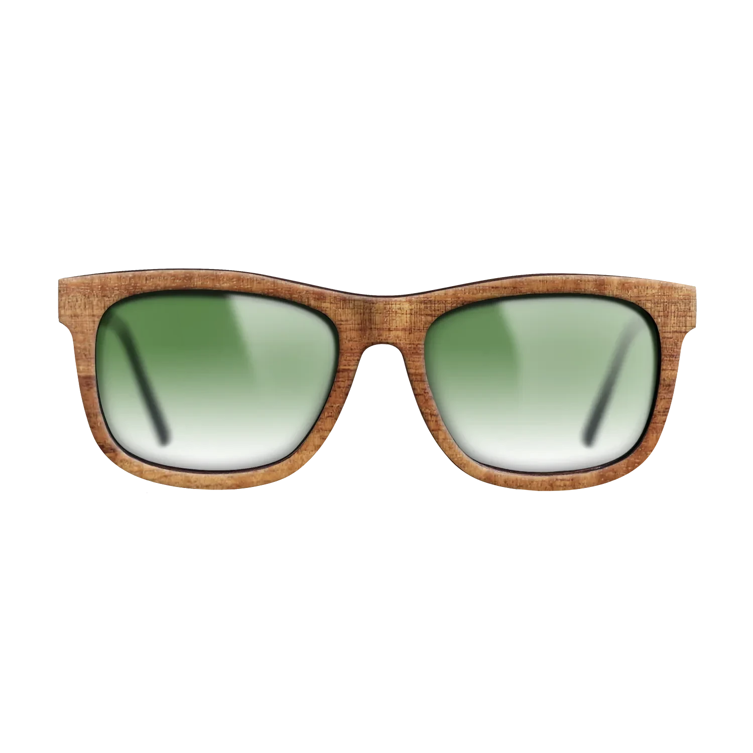 Walnut: Straight Grain,Koa: Single Cut - The Hero - Square - SIRIS wood optic