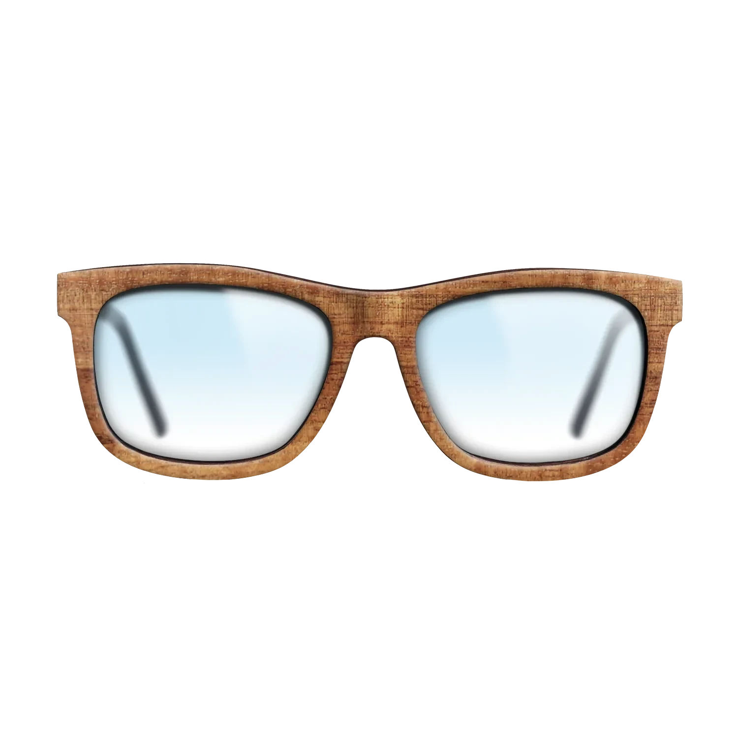 Walnut: Straight Grain,Koa: Single Cut - The Hero - Square - SIRIS wood optic