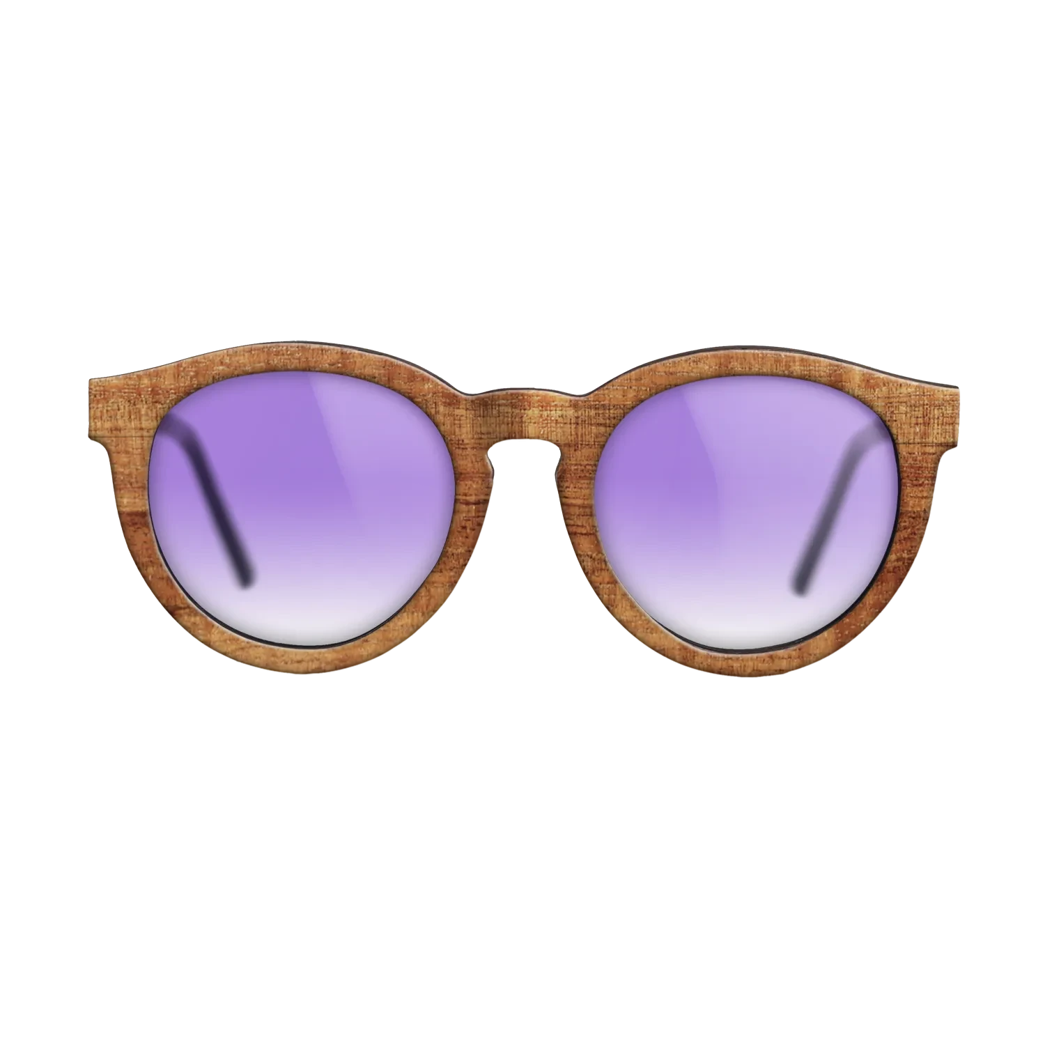 Walnut: Straight Grain,Koa: Single Cut - The Rebel - Round - SIRIS wood optic