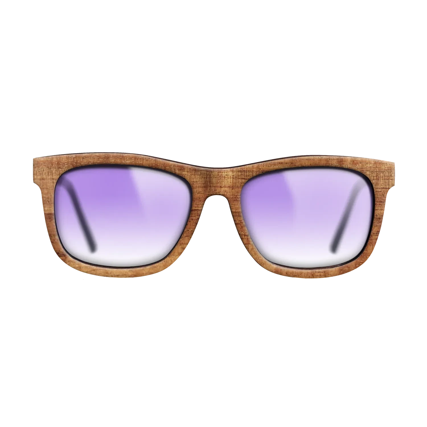 Walnut: Straight Grain,Koa: Single Cut - The Hero - Square - SIRIS wood optic