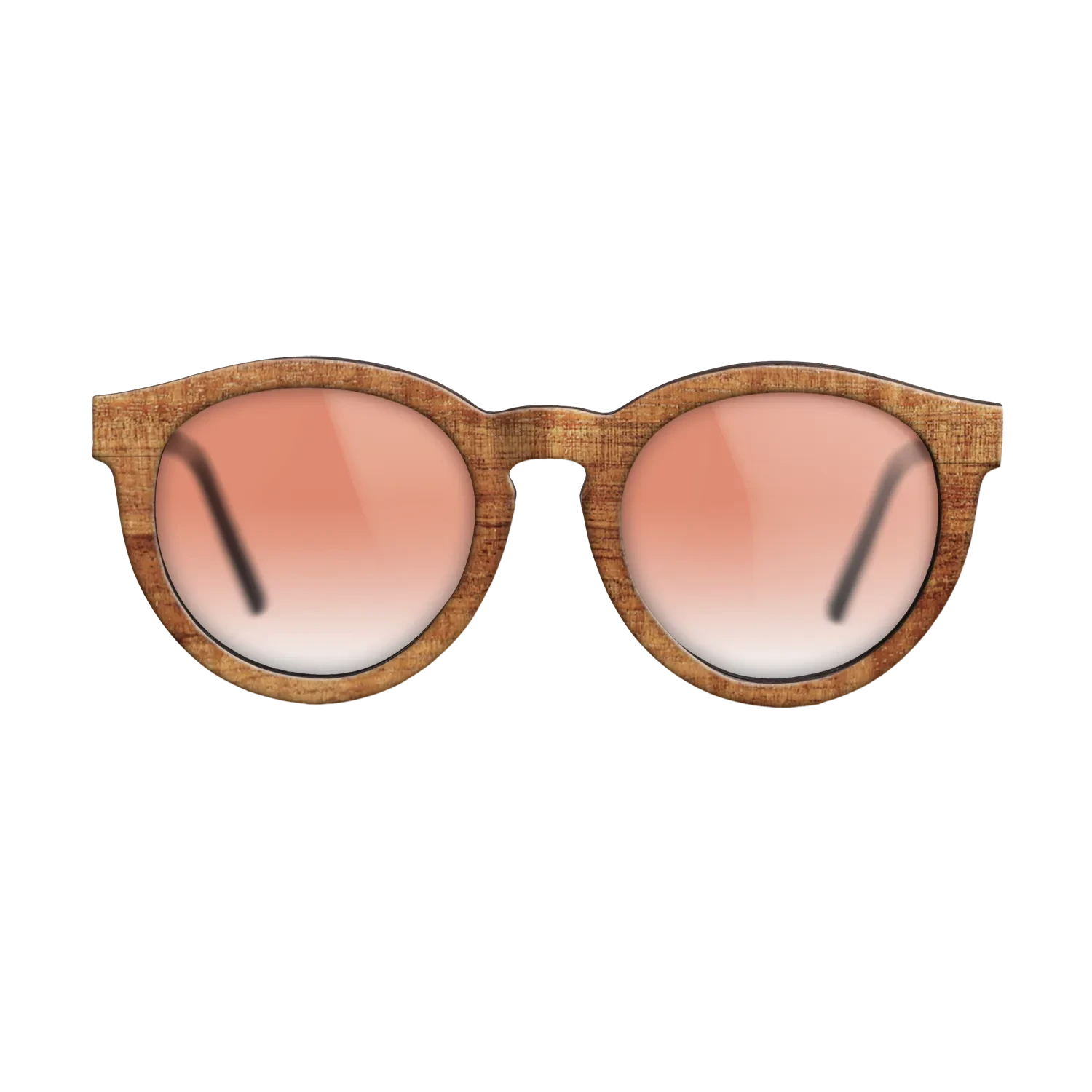 Walnut: Straight Grain,Koa: Single Cut - The Rebel - Round - SIRIS wood optic
