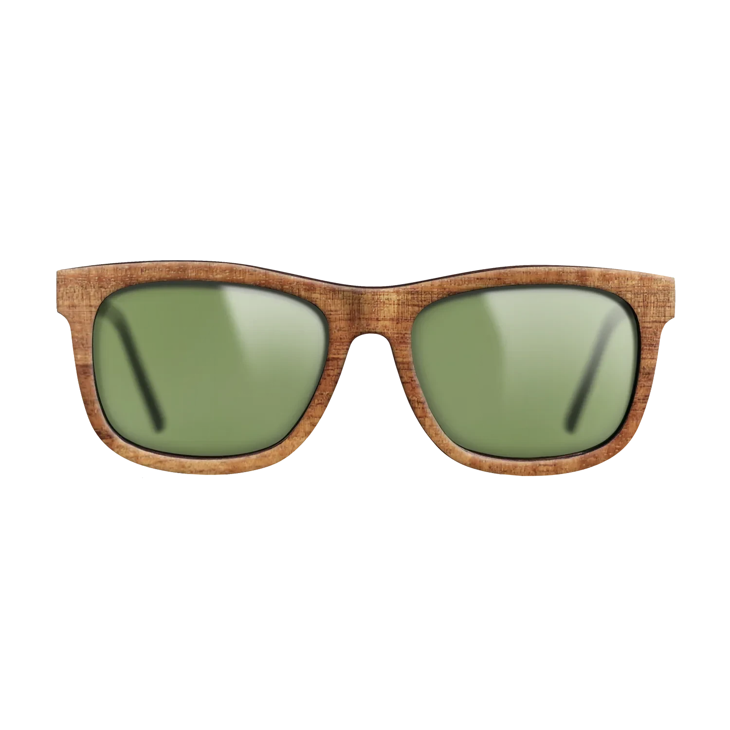 Walnut: Straight Grain,Koa: Single Cut - The Hero - Square - SIRIS wood optic
