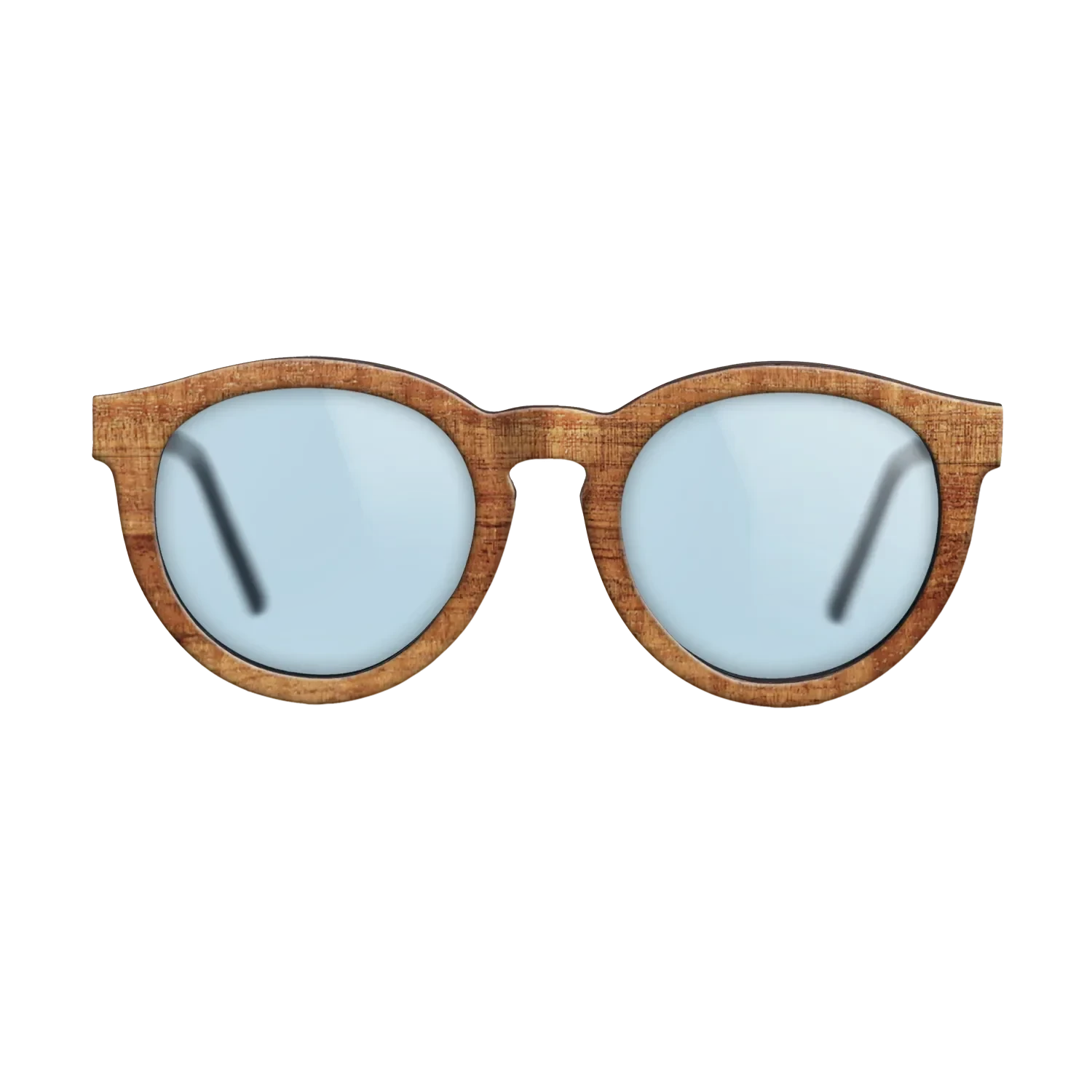 Walnut: Straight Grain,Koa: Single Cut - The Rebel - Round - SIRIS wood optic