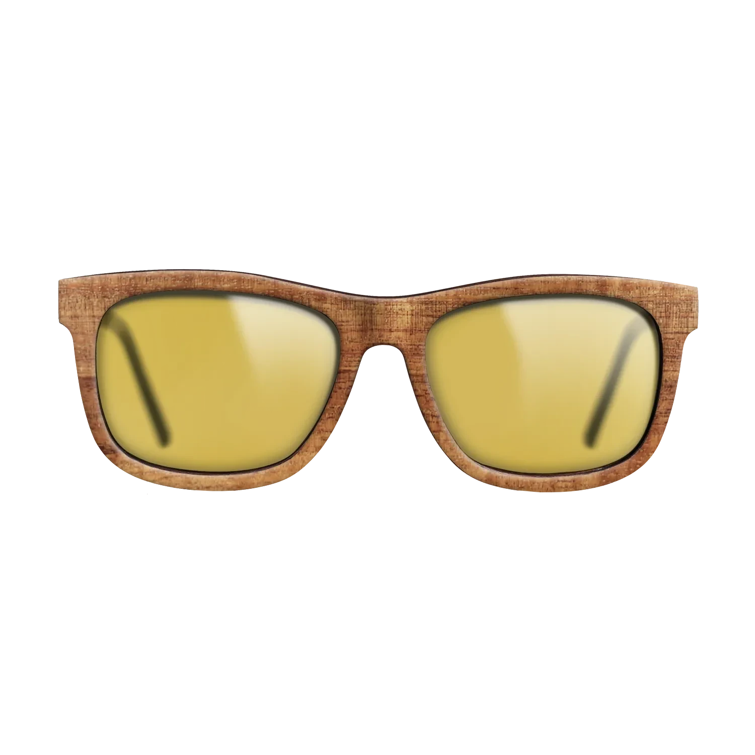 Walnut: Straight Grain,Koa: Single Cut - The Hero - Square - SIRIS wood optic