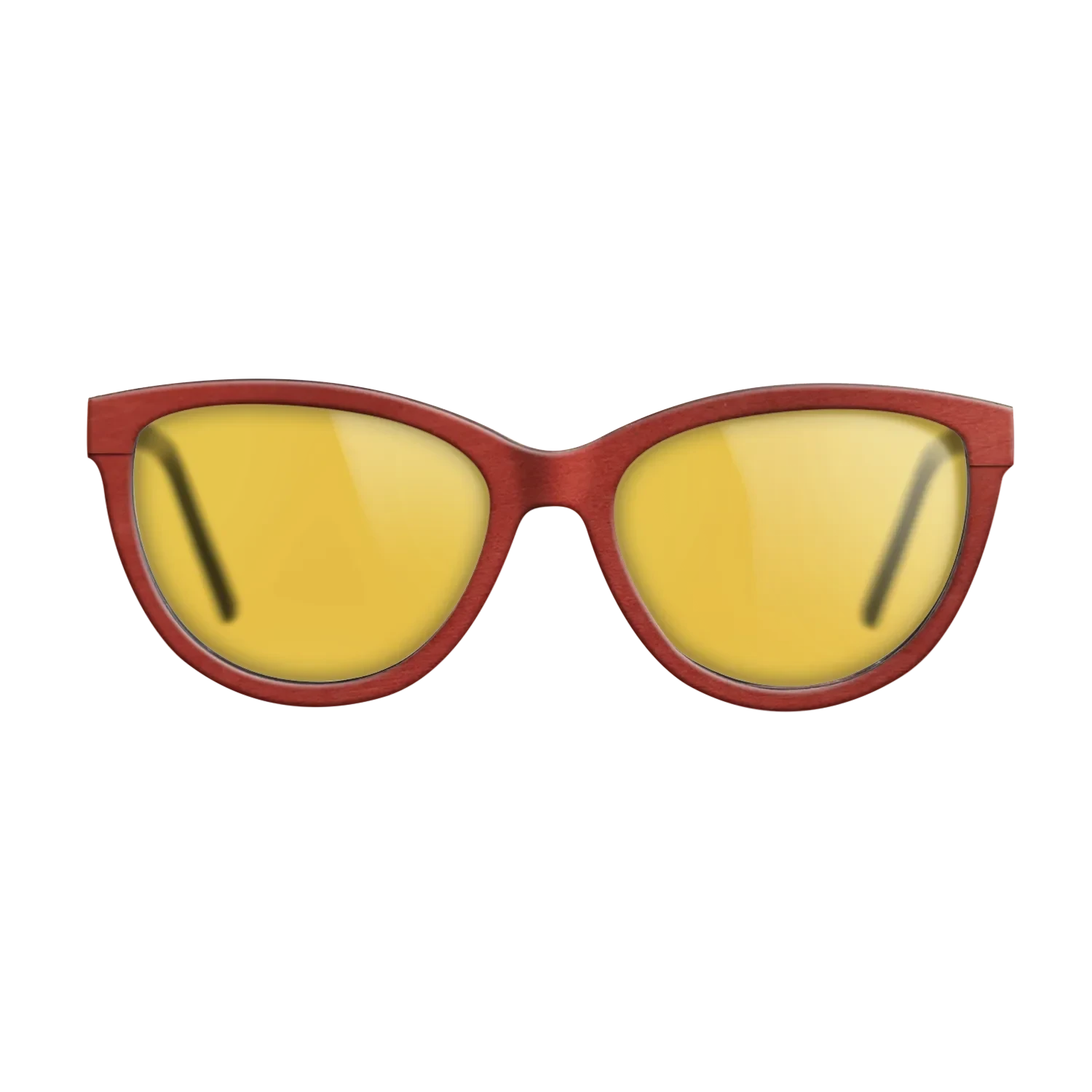 Walnut: Straight Grain,Poplar Dyed: Red: Single Cut - The Maiden - Cat - Chroma - SIRIS wood optic