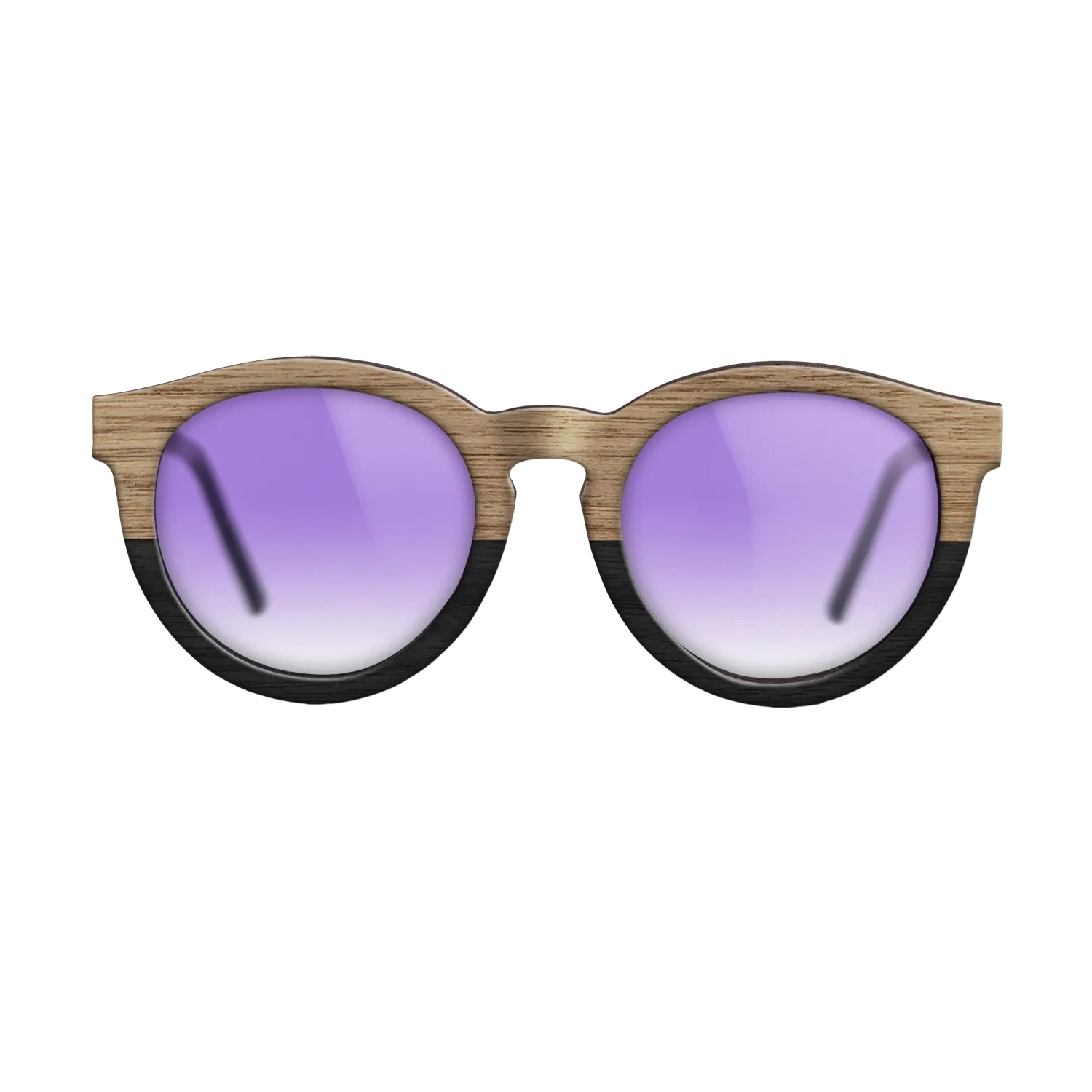 Sumi-e black dyed Straght Grain Walnut: Sumi-e - The Rebel - Round - 2055 - SIRIS wood optic