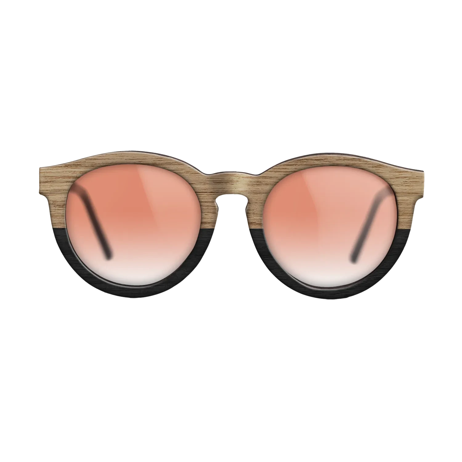 Sumi-e black dyed Straght Grain Walnut: Sumi-e - The Rebel - Round - 2055 - SIRIS wood optic