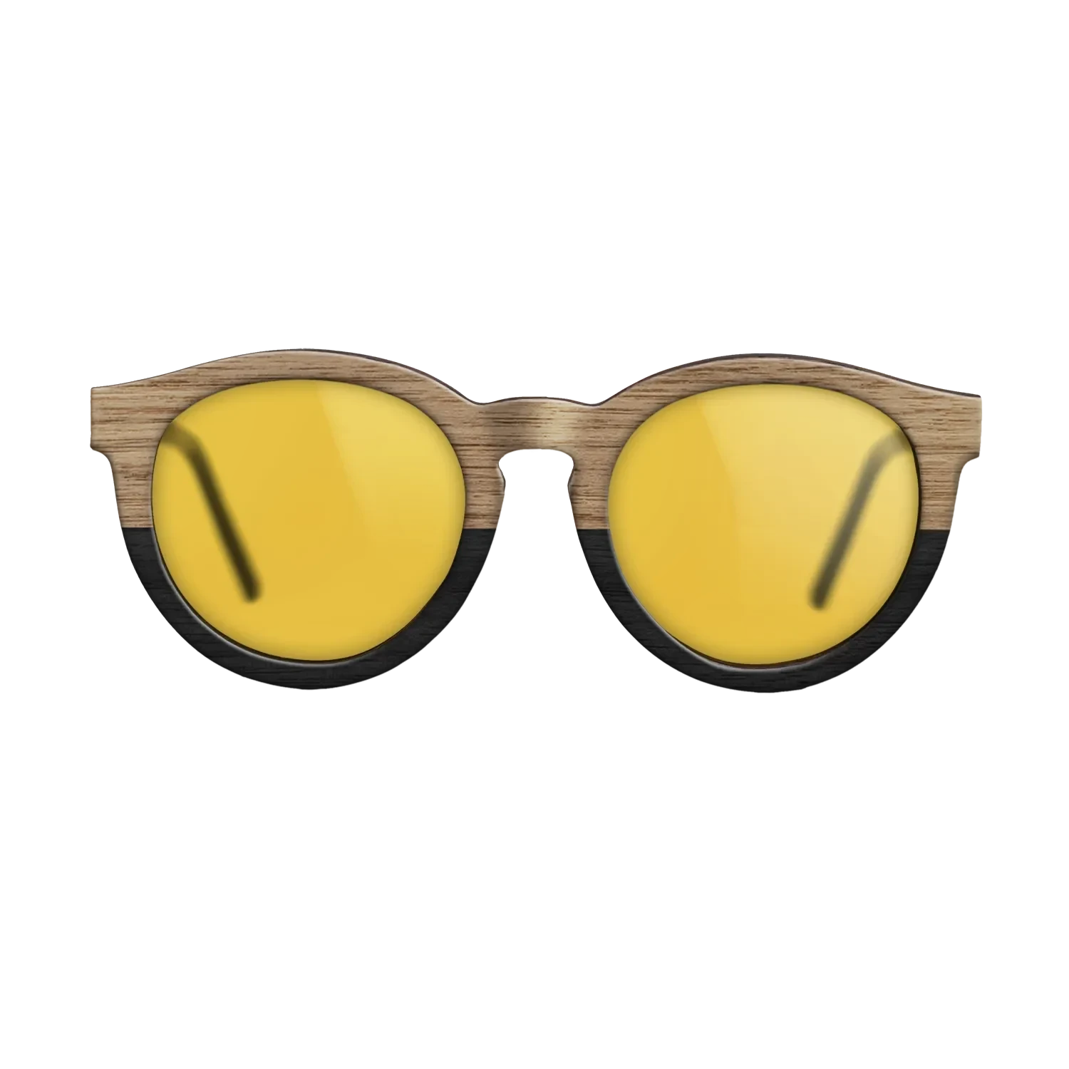 Sumi-e black dyed Straght Grain Walnut: Sumi-e - The Rebel - Round - 2055 - SIRIS wood optic