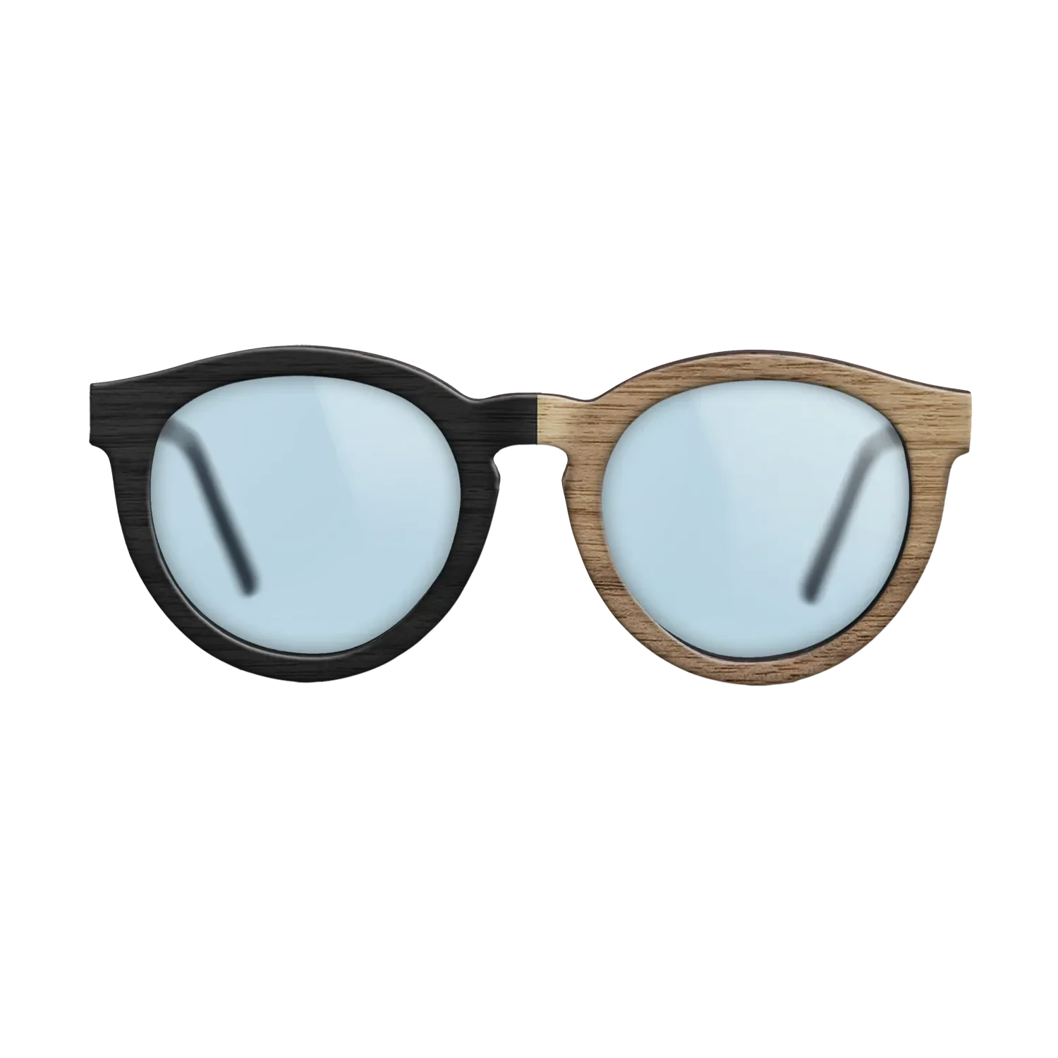 Sumi-e black dyed Straght Grain Walnut: Sumi-e - The Rebel - Round - 1730 - SIRIS wood optic