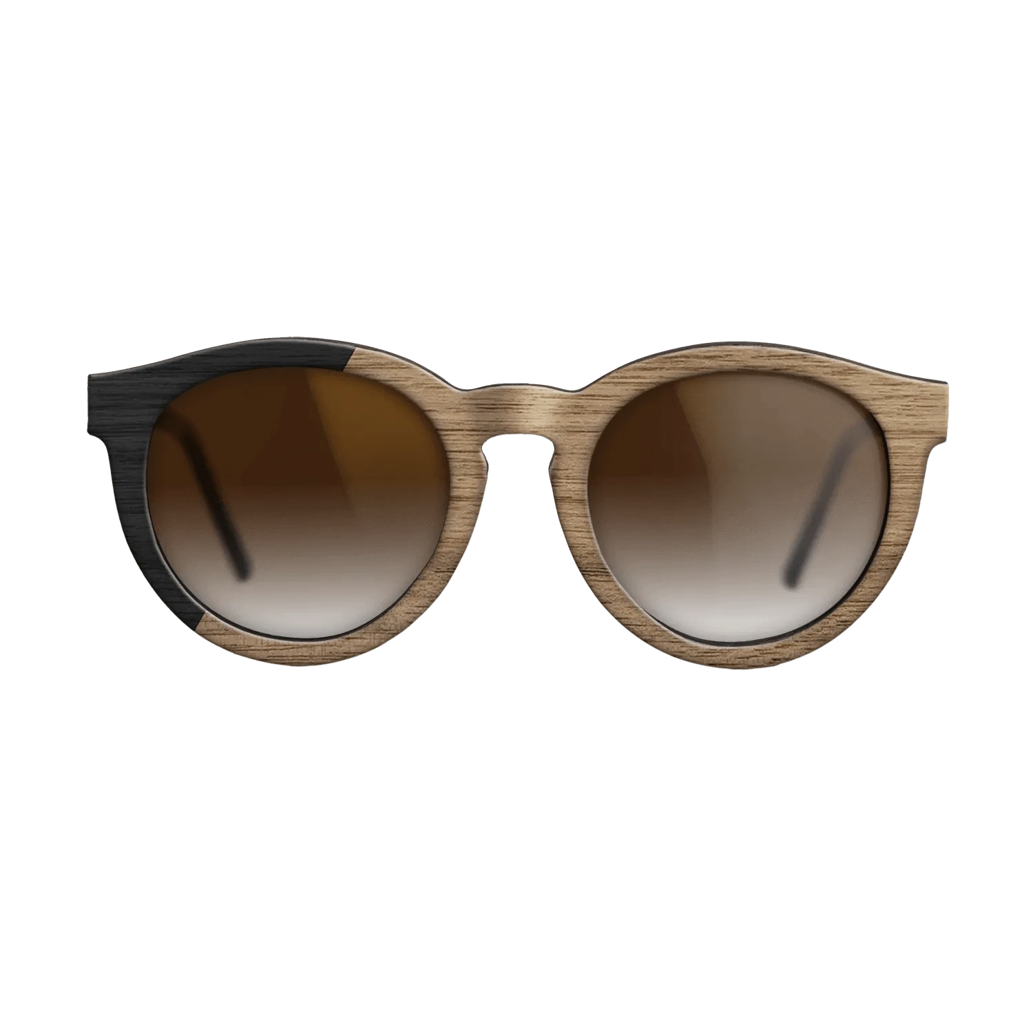 Sumi-e black dyed Straght Grain Walnut: Sumi-e - The Rebel - Round - 927 - SIRIS wood optic