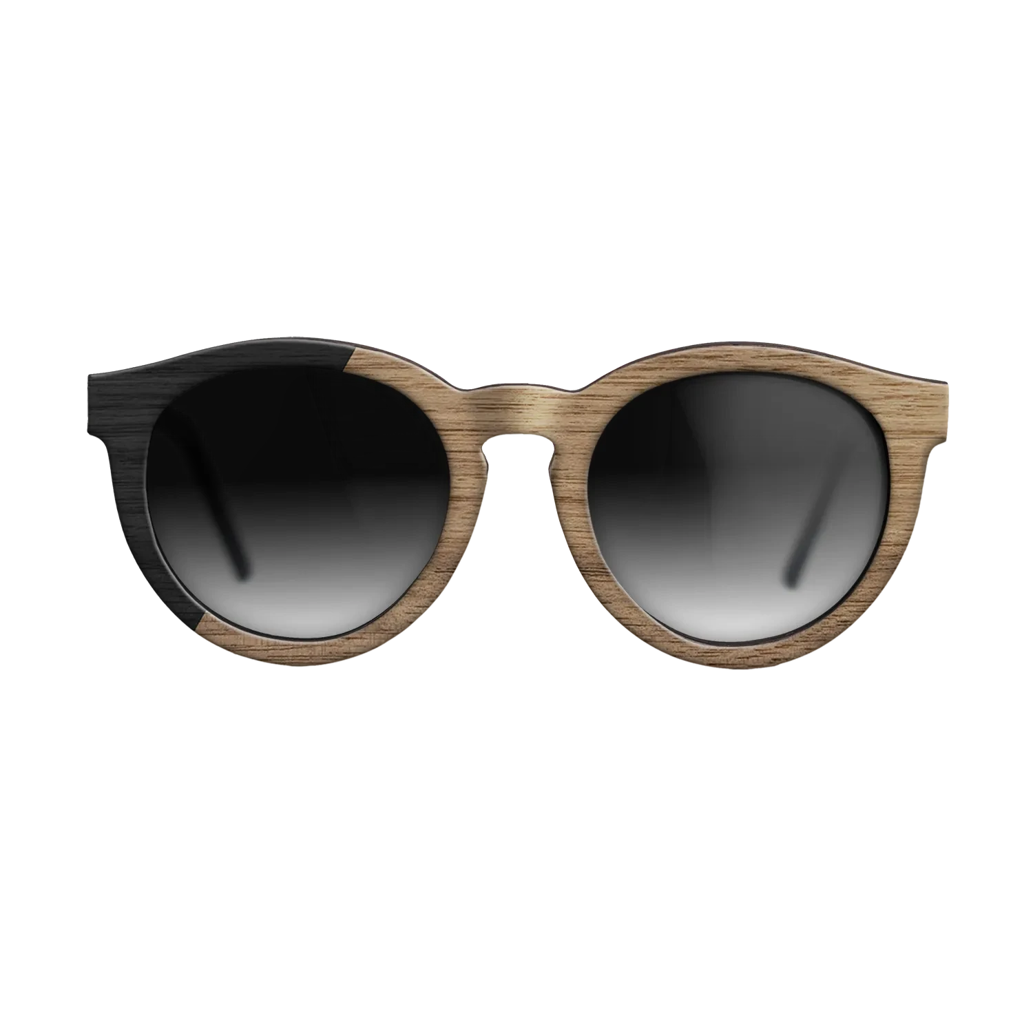 Sumi-e black dyed Straght Grain Walnut: Sumi-e - The Rebel - Round - 927 - SIRIS wood optic