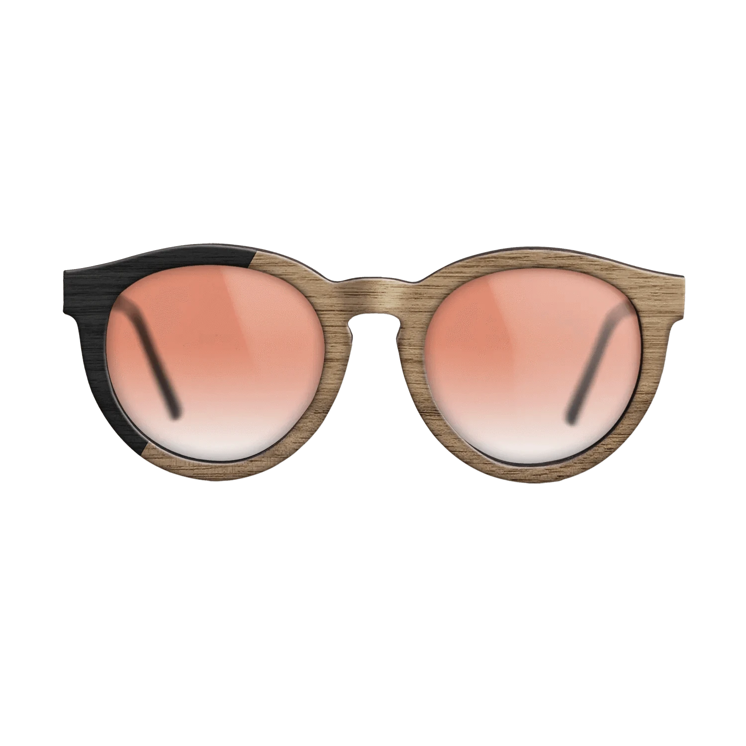 Sumi-e black dyed Straght Grain Walnut: Sumi-e - The Rebel - Round - 927 - SIRIS wood optic