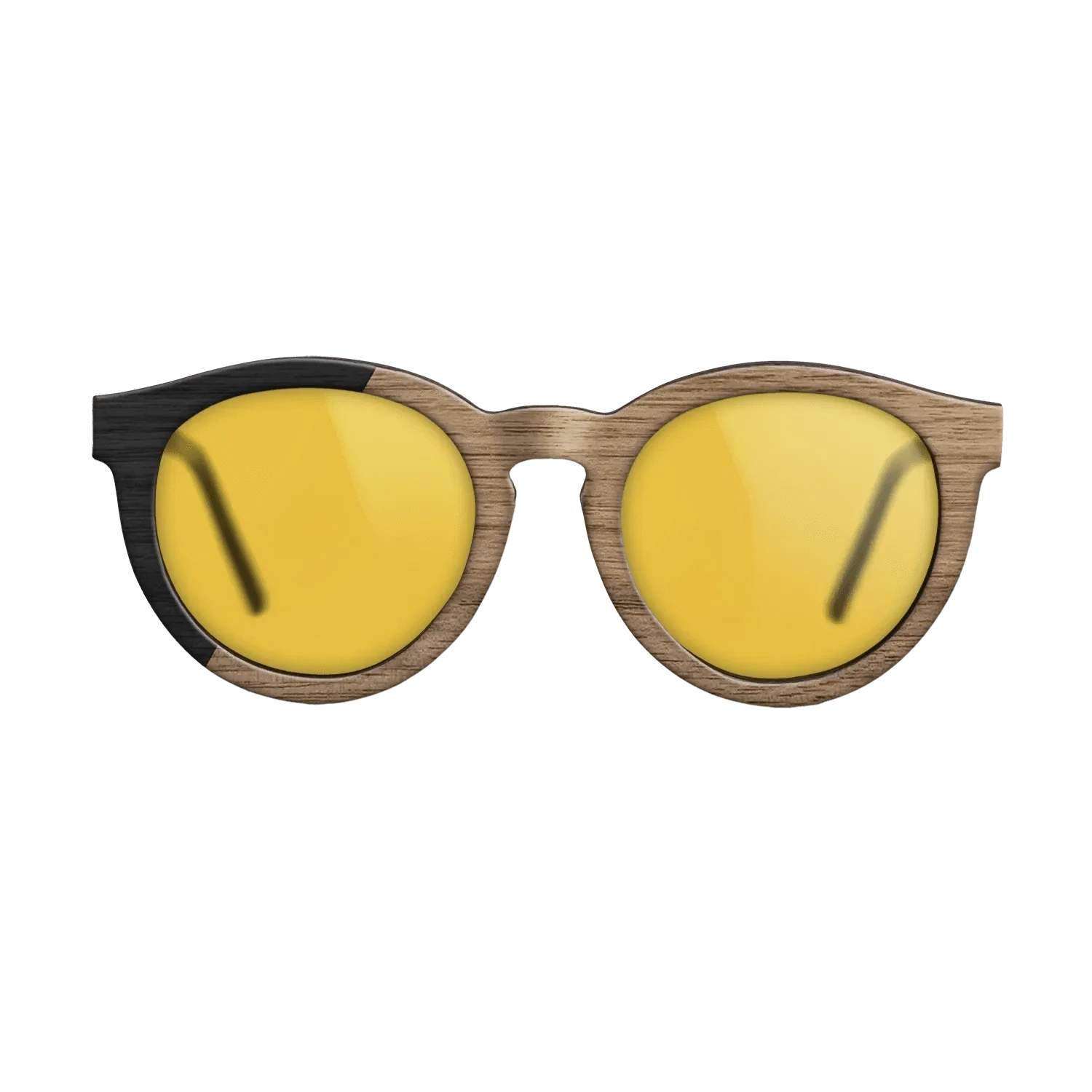 Sumi-e black dyed Straght Grain Walnut: Sumi-e - The Rebel - Round - 927 - SIRIS wood optic