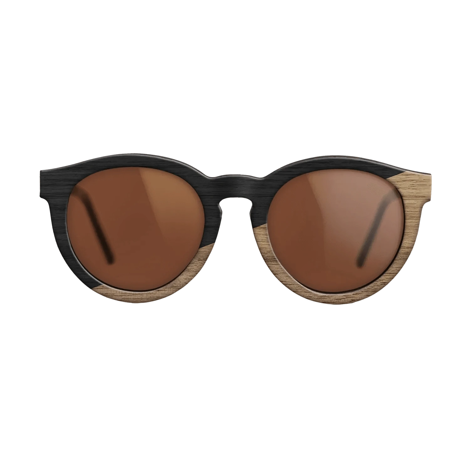 Sumi-e black dyed Straght Grain Walnut: Sumi-e - The Rebel - Round - 1569 - SIRIS wood optic