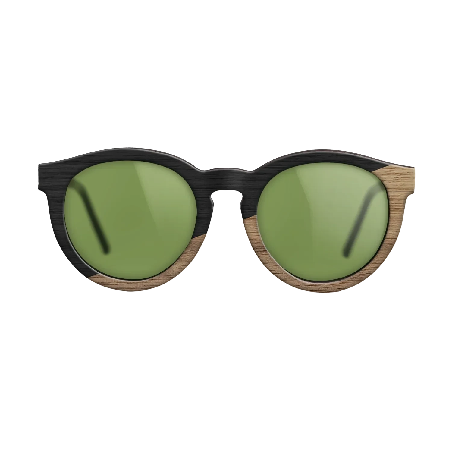 Sumi-e black dyed Straght Grain Walnut: Sumi-e - The Rebel - Round - SIRIS wood optic