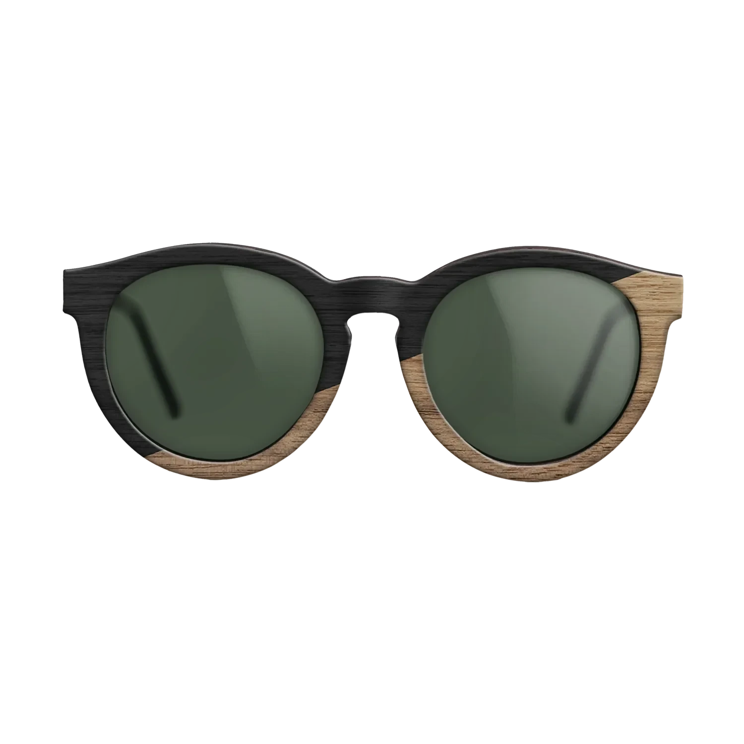 Sumi-e black dyed Straght Grain Walnut: Sumi-e - The Rebel - Round - SIRIS wood optic