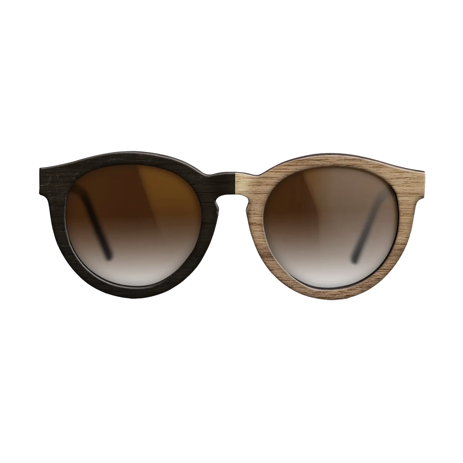 Yakisugi charred Straight Grain Walnut: Yakisugi - The Rebel - Round - 2034 - SIRIS wood optic