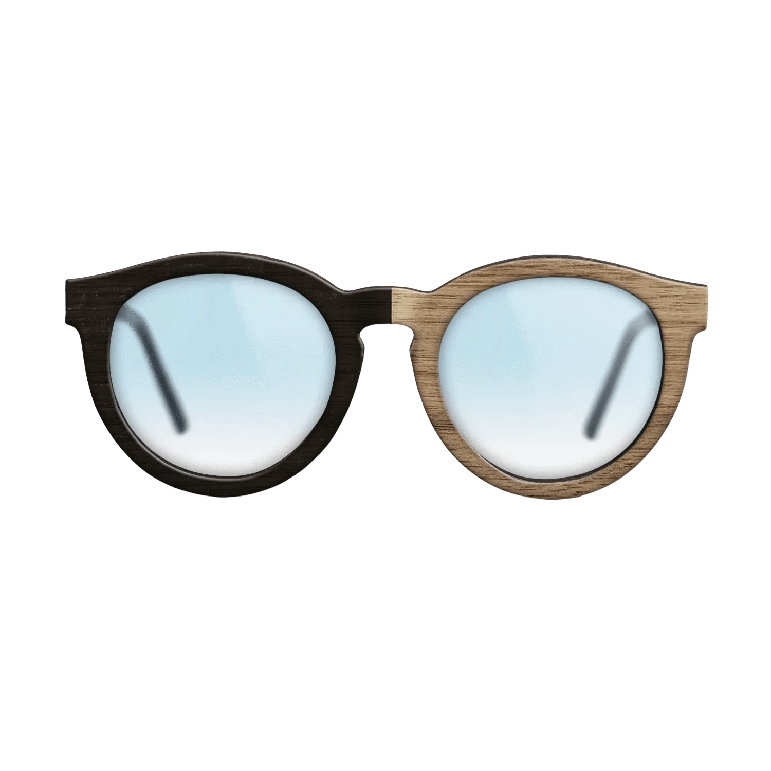 Yakisugi charred Straight Grain Walnut: Yakisugi - The Rebel - Round - 2034 - SIRIS wood optic