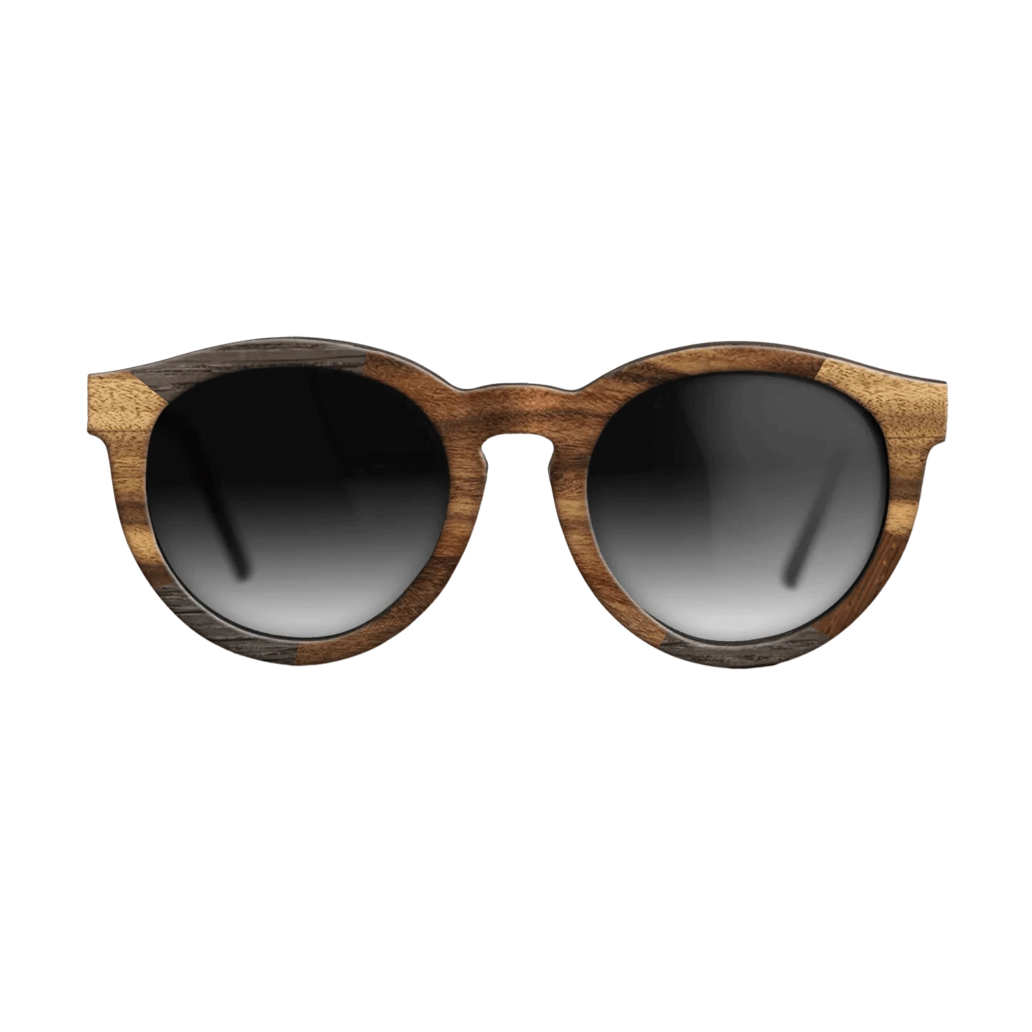 Santos Rosewood Dark,Louro Preto,Fumed Oak,Wenge: Mosaic - The Rebel - Round - SIRIS wood optic