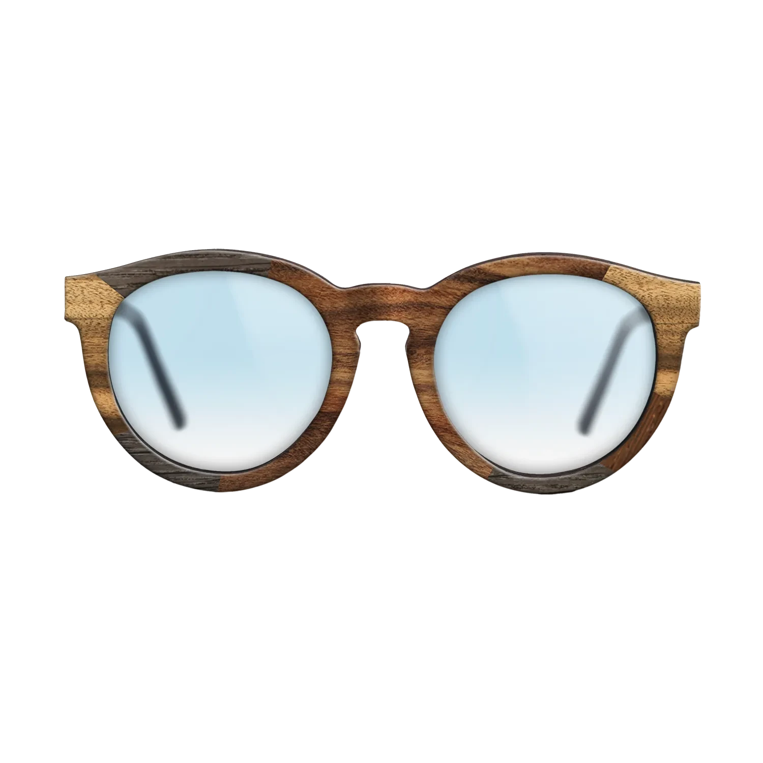 Santos Rosewood Dark,Louro Preto,Fumed Oak,Wenge: Mosaic - The Rebel - Round - SIRIS wood optic
