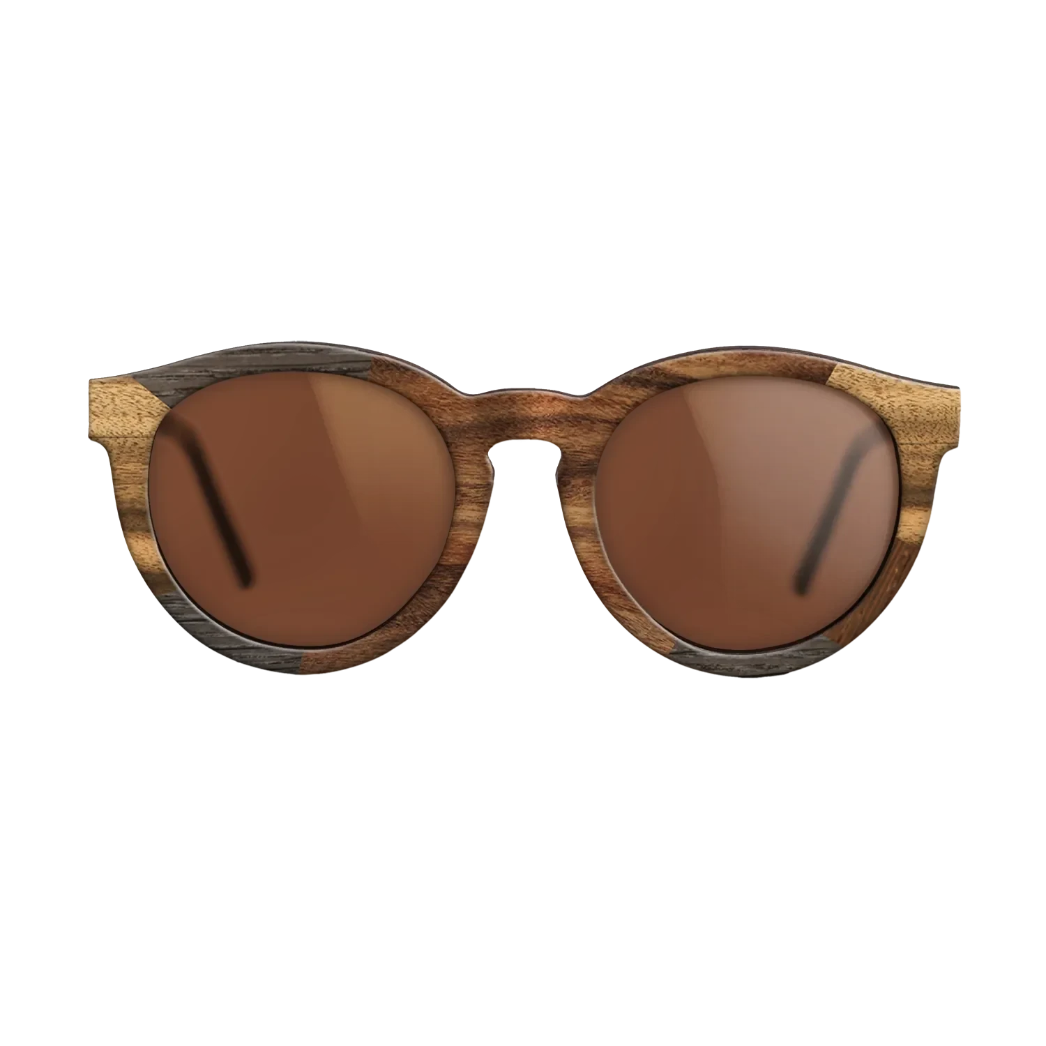 Santos Rosewood Dark,Louro Preto,Fumed Oak,Wenge: Mosaic - The Rebel - Round - SIRIS wood optic