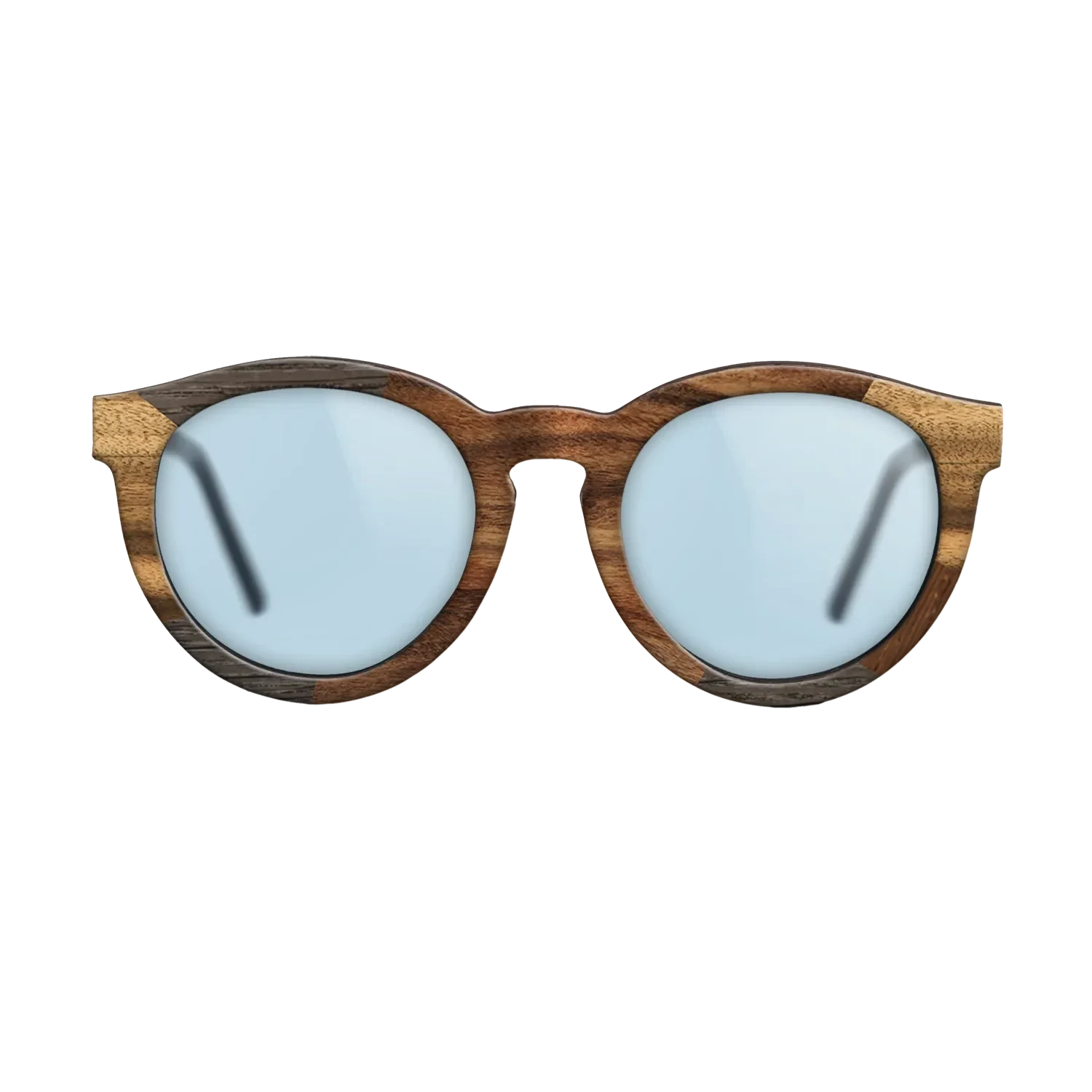 Santos Rosewood Dark,Louro Preto,Fumed Oak,Wenge: Mosaic - The Rebel - Round - SIRIS wood optic