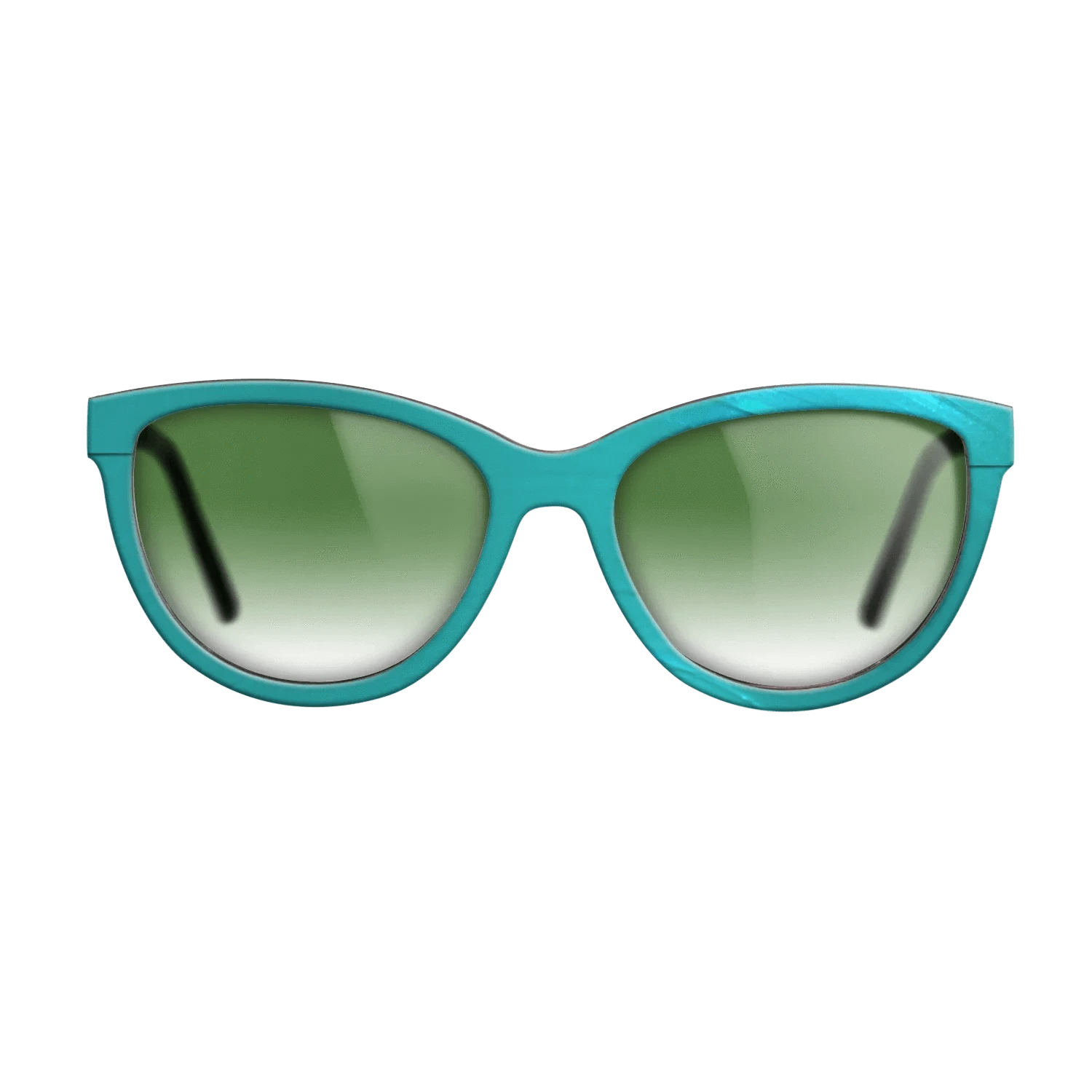 Turquoise Vinyl Front Walnut - The Maiden - Cat - 2208 - SIRIS wood optic