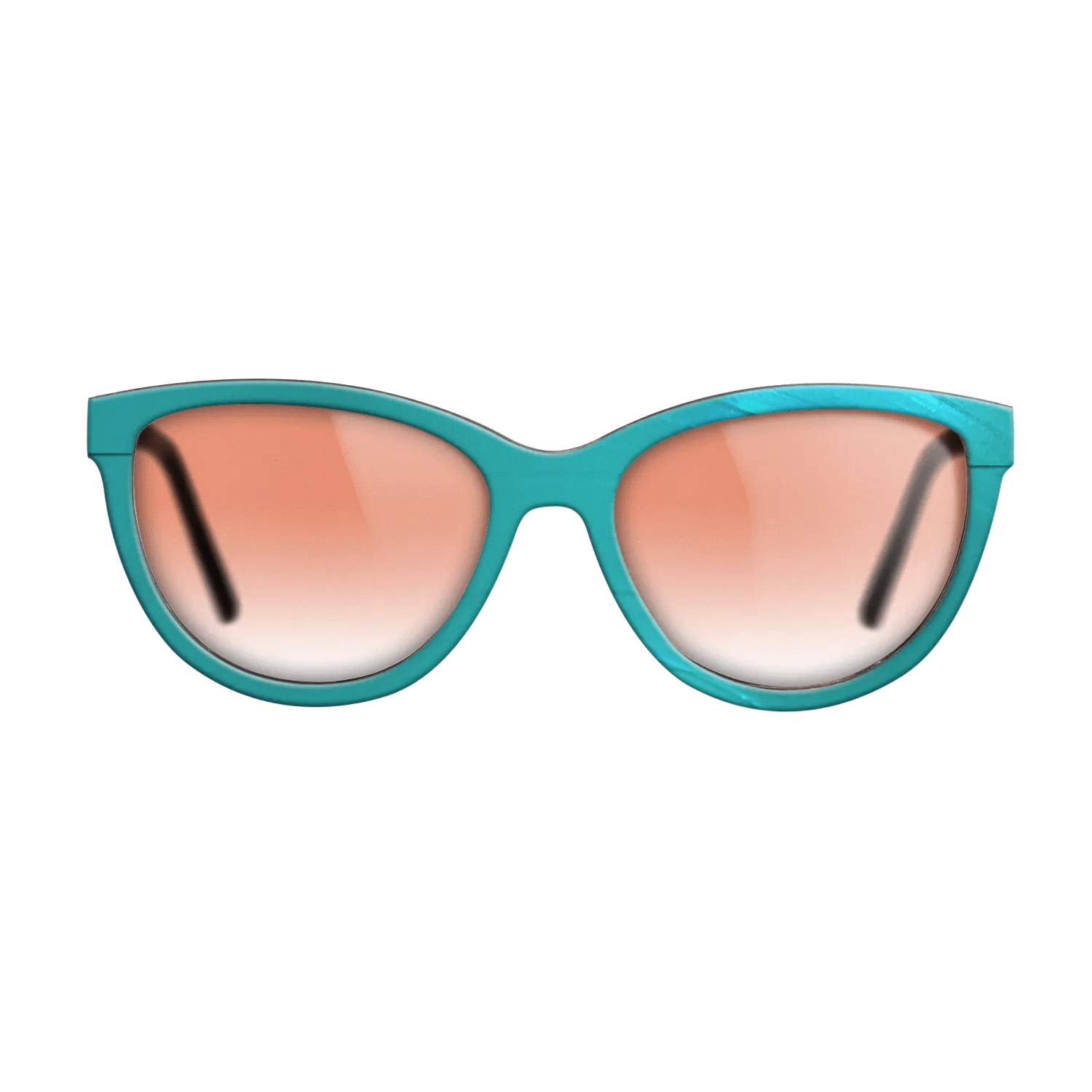 Turquoise Vinyl Front Walnut - The Maiden - Cat - 2208 - SIRIS wood optic