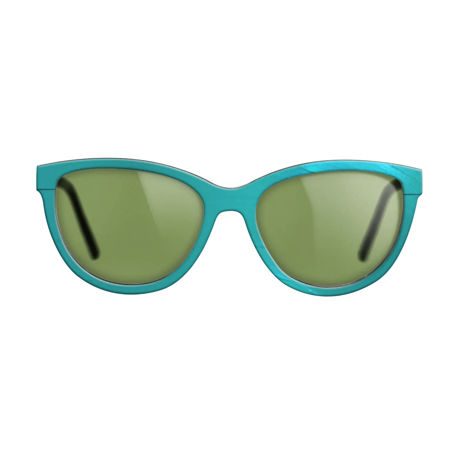 Turquoise Vinyl Front Walnut - The Maiden - Cat - 2208 - SIRIS wood optic