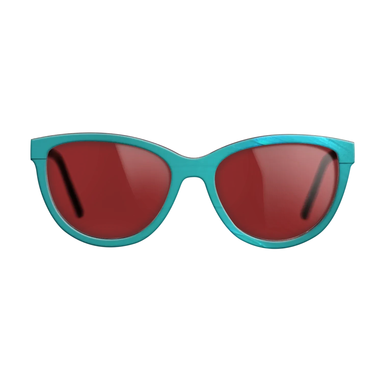 Turquoise Vinyl Front Walnut - The Maiden - Cat - 2208 - SIRIS wood optic