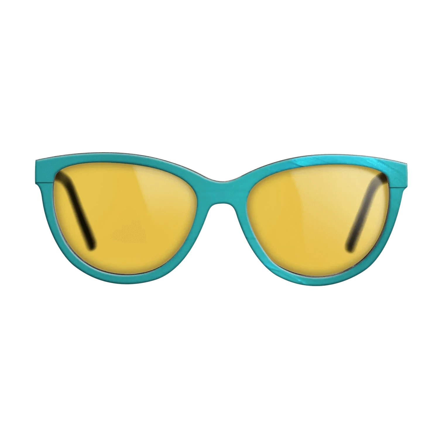 Turquoise Vinyl Front Walnut - The Maiden - Cat - 2208 - SIRIS wood optic