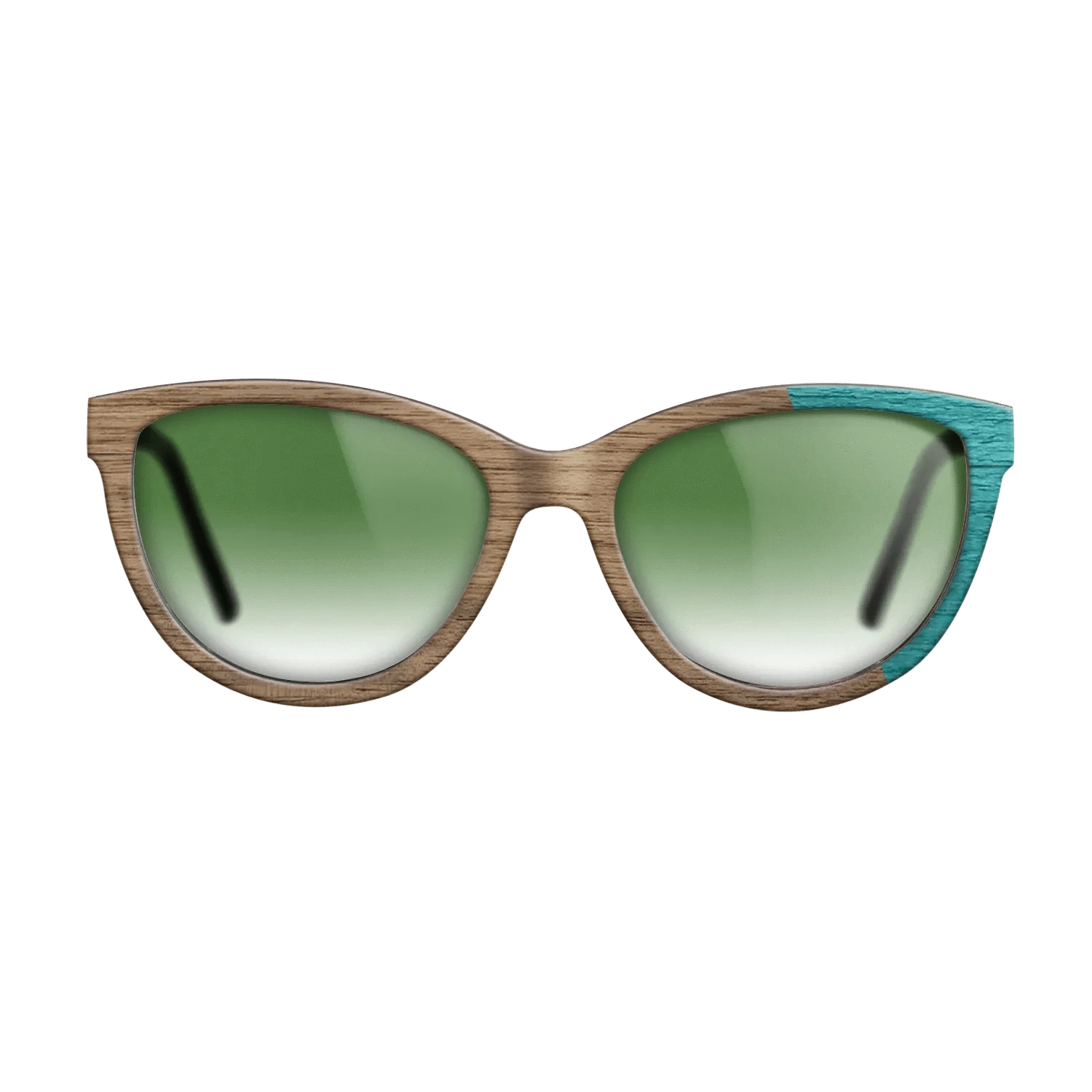 Walnut Turquoise Angle - The Maiden - Cat - 2085 - Chroma - SIRIS wood optic