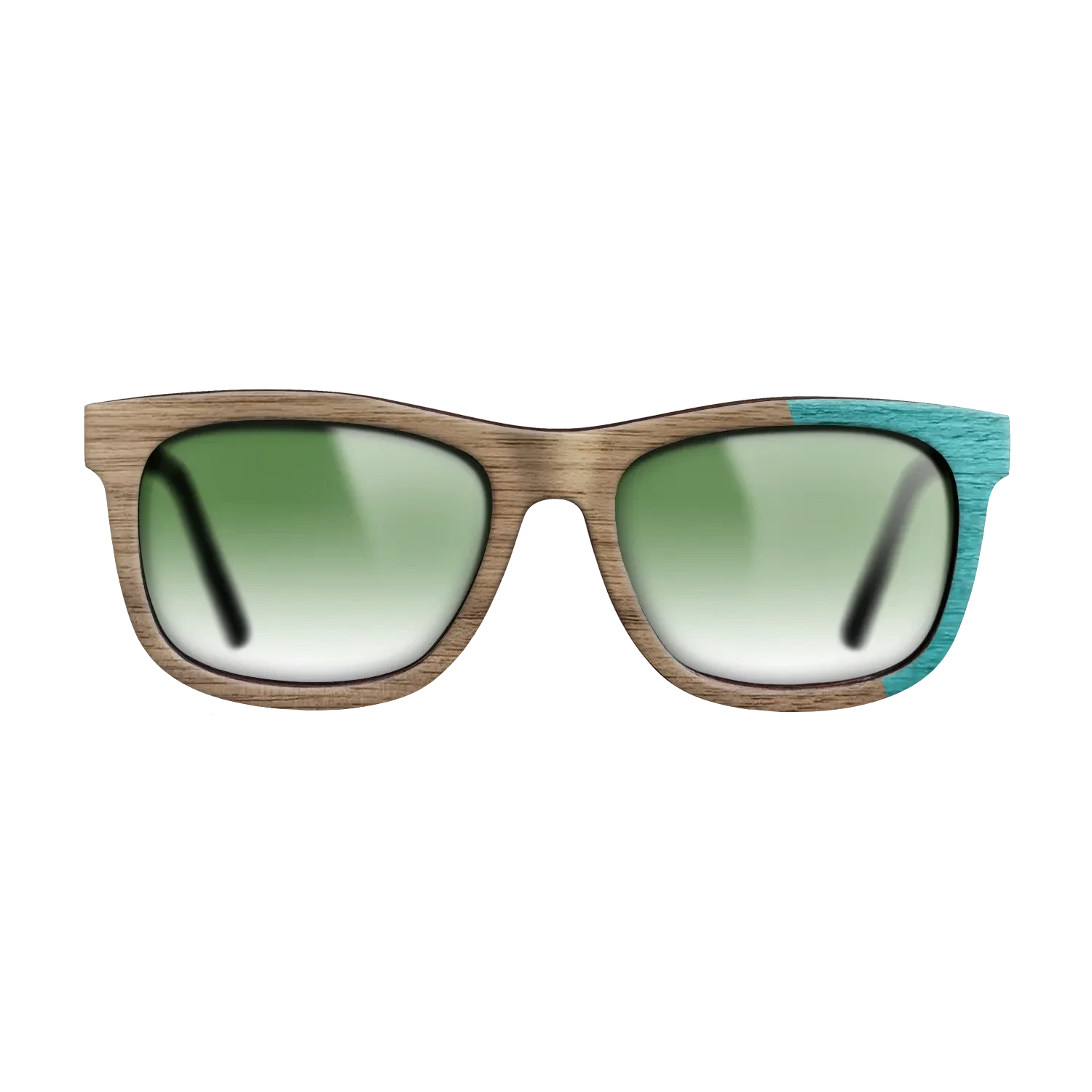 Walnut Turquoise Angle - The Hero - Square - 2085 - Chroma - SIRIS wood optic