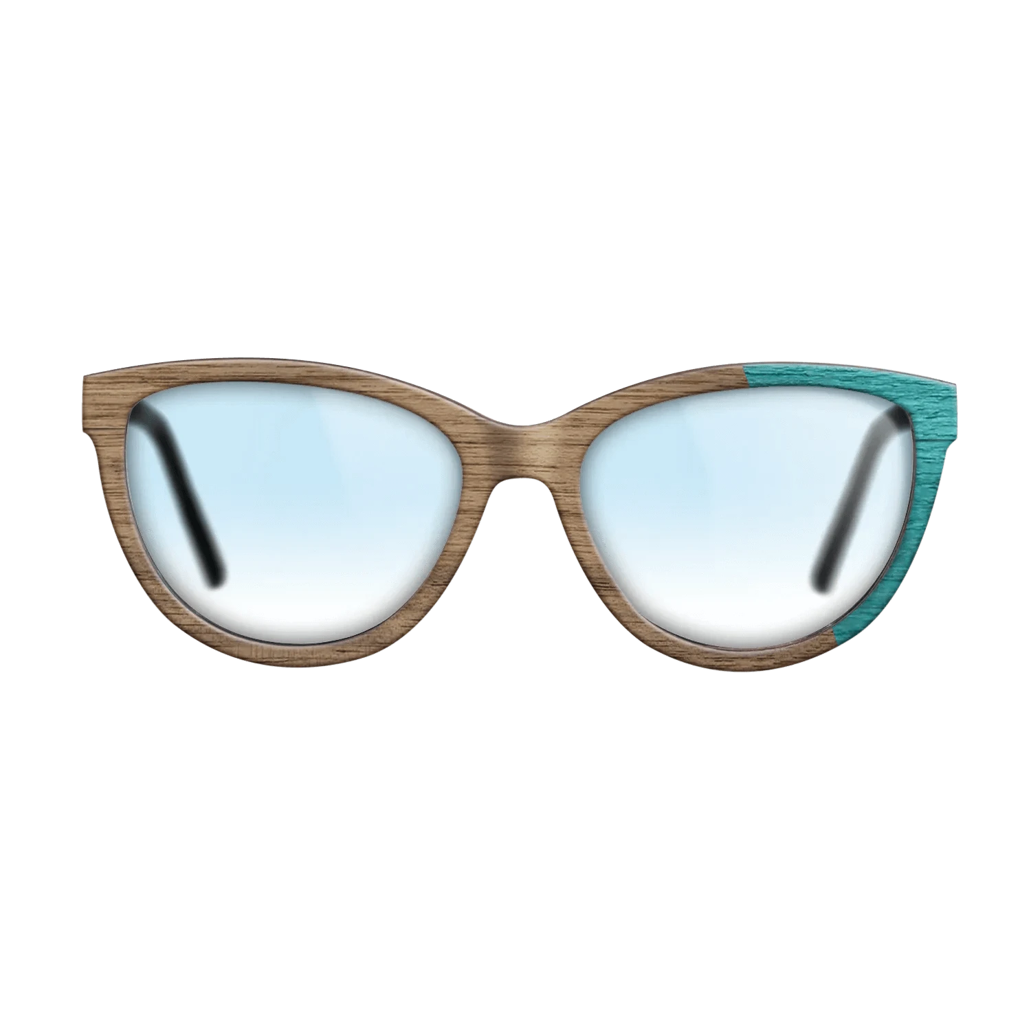 Walnut Turquoise Angle - The Maiden - Cat - 2085 - Chroma - SIRIS wood optic