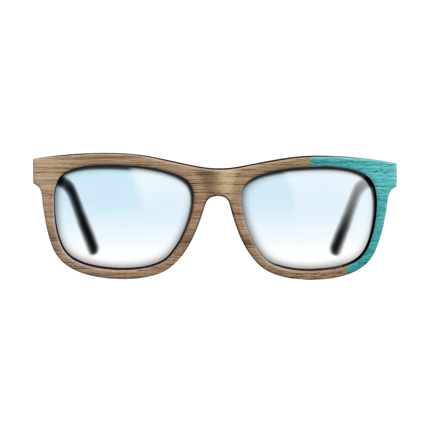 Walnut Turquoise Angle - The Hero - Square - 2085 - Chroma - SIRIS wood optic