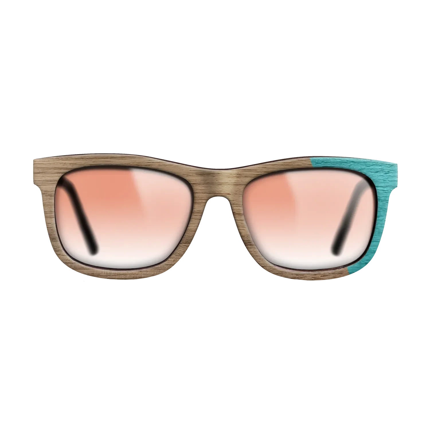 Walnut Turquoise Angle - The Hero - Square - 2085 - Chroma - SIRIS wood optic