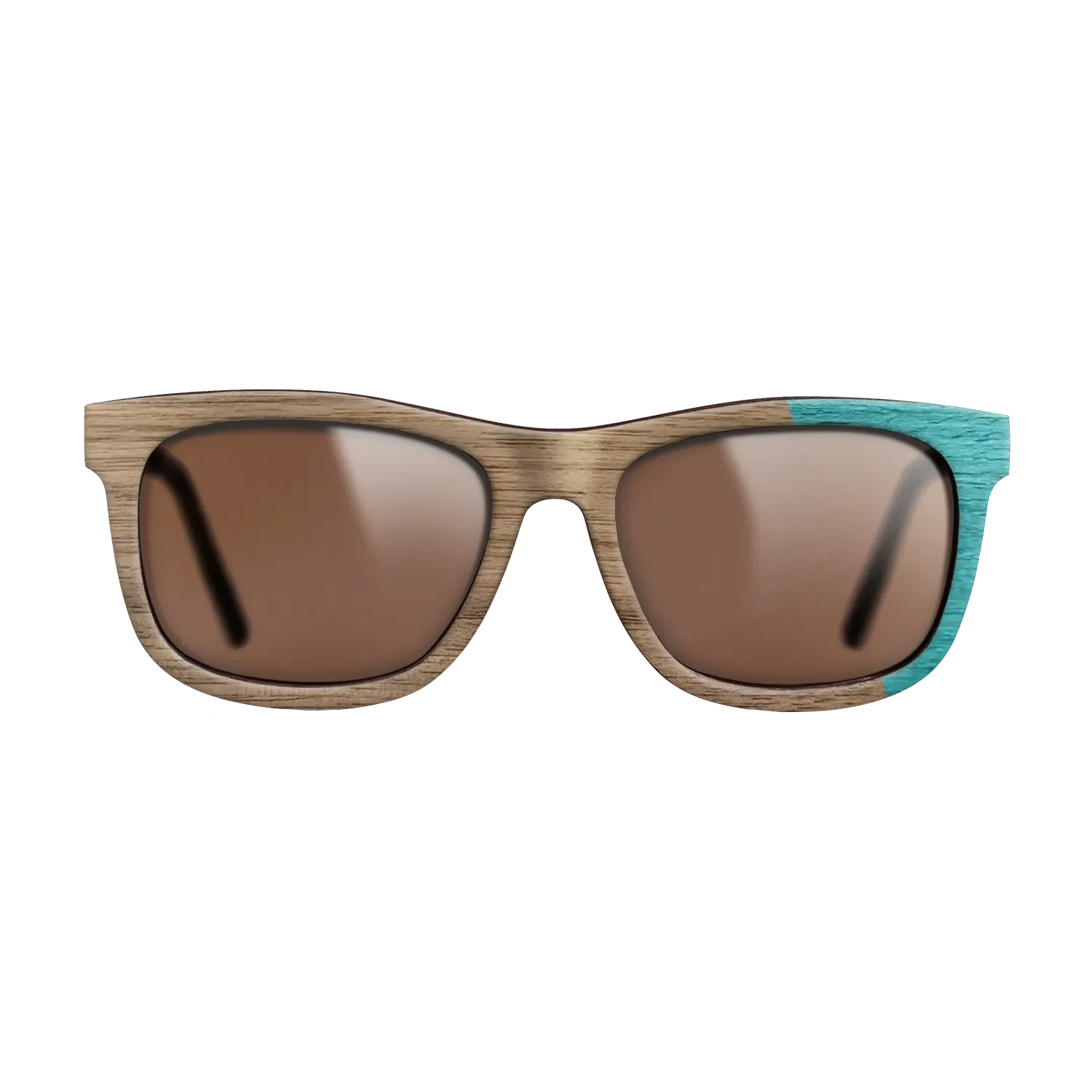Walnut Turquoise Angle - The Hero - Square - 2085 - Chroma - SIRIS wood optic