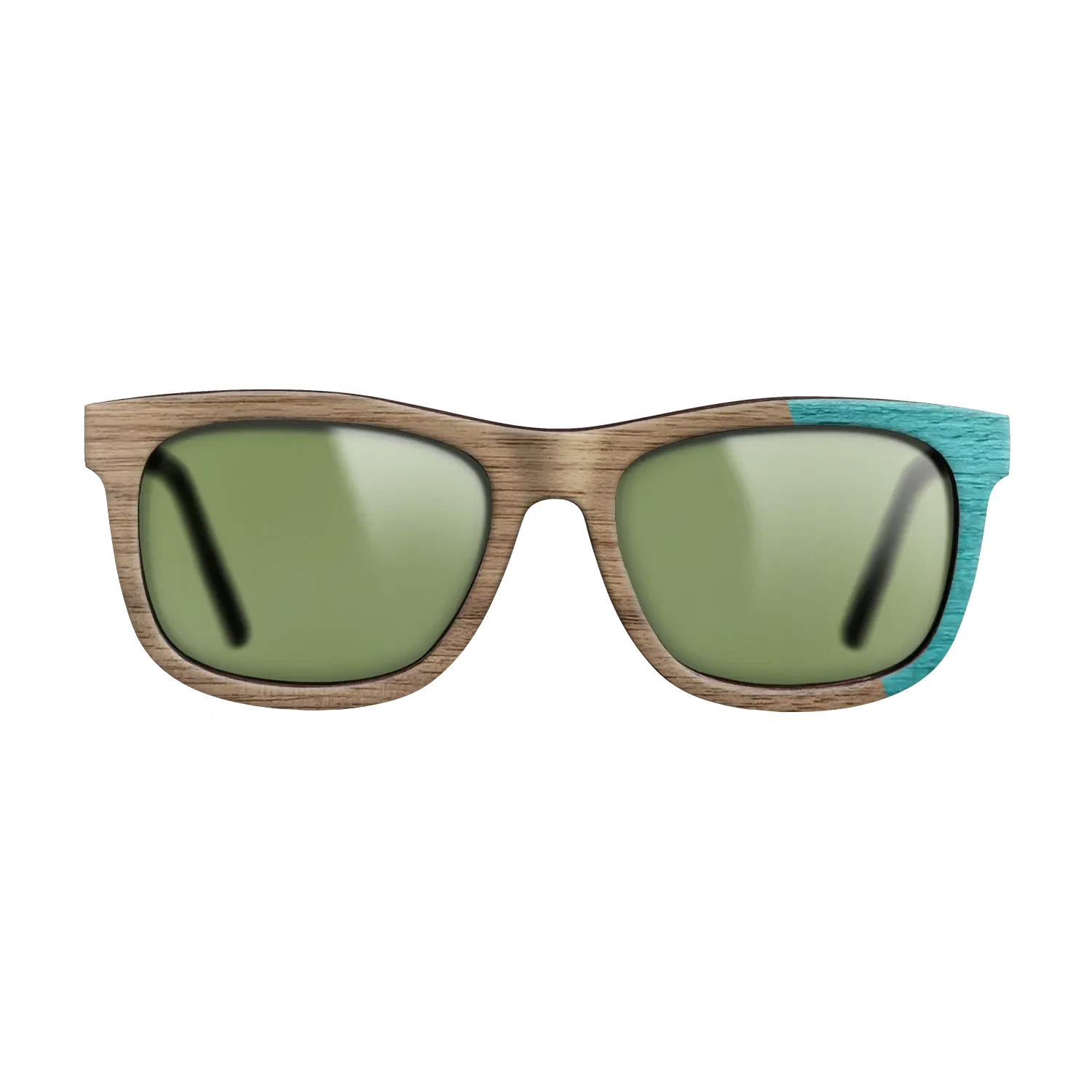 Walnut Turquoise Angle - The Hero - Square - 2085 - Chroma - SIRIS wood optic