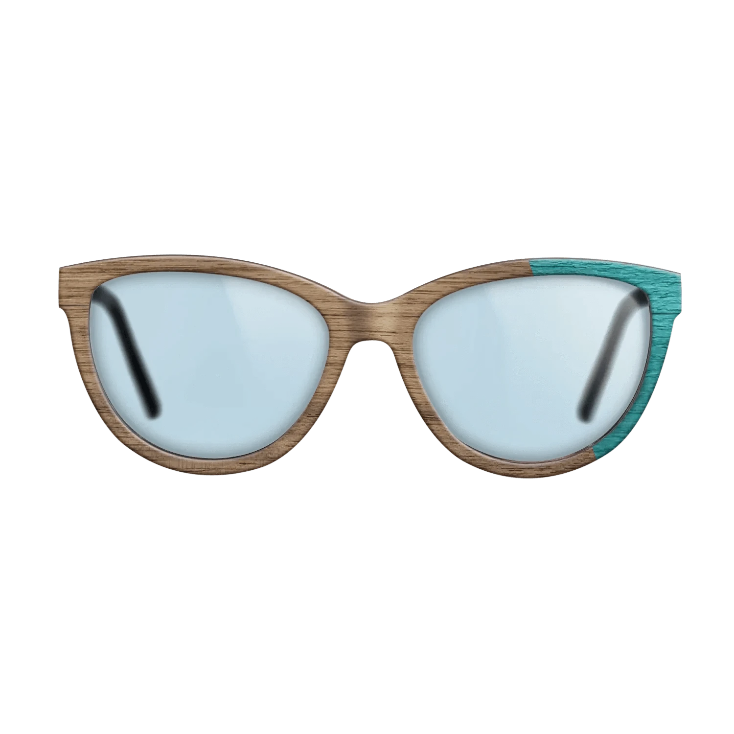 Walnut Turquoise Angle - The Maiden - Cat - 2085 - Chroma - SIRIS wood optic