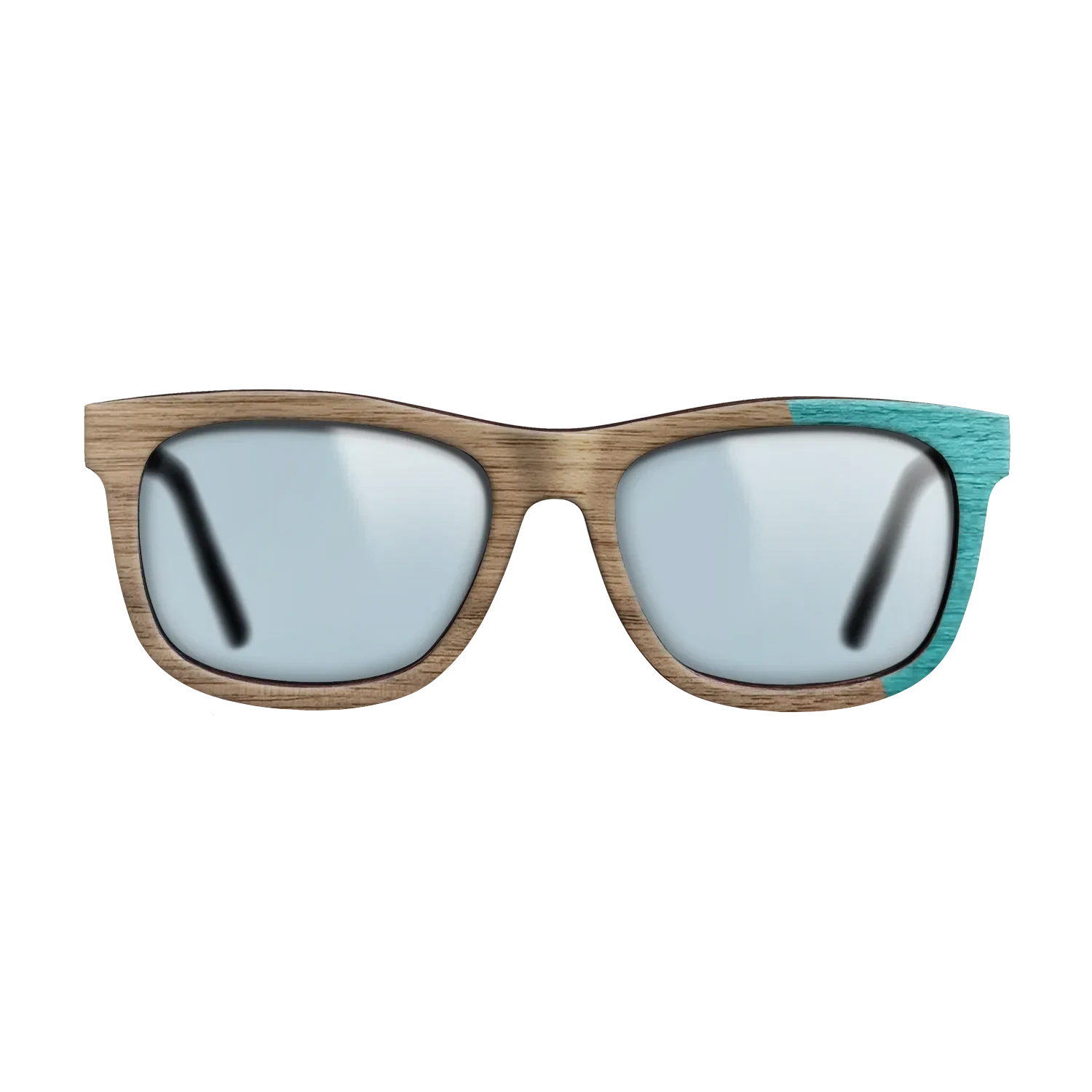 Walnut Turquoise Angle - The Hero - Square - 2085 - Chroma - SIRIS wood optic