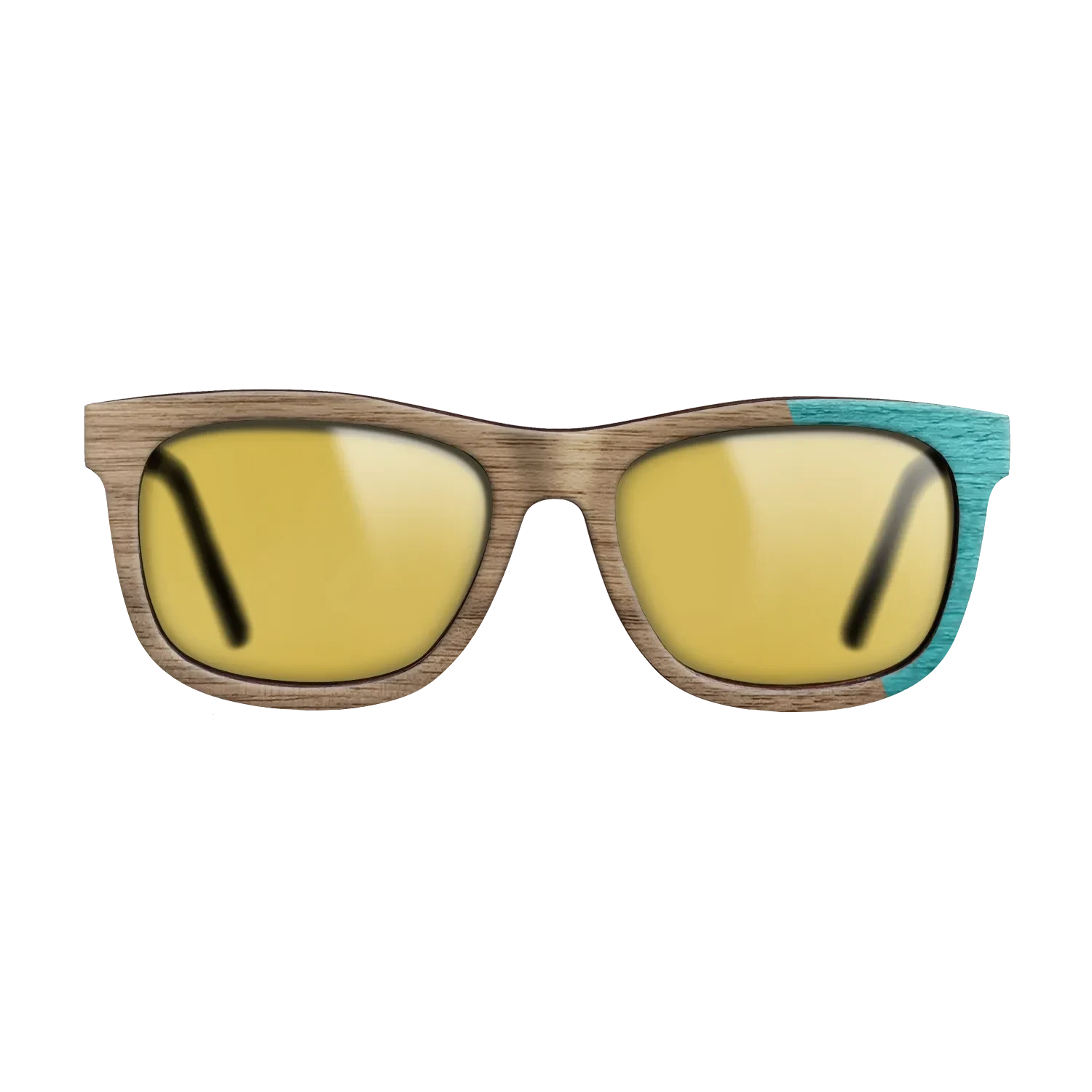 Walnut Turquoise Angle - The Hero - Square - 2085 - Chroma - SIRIS wood optic