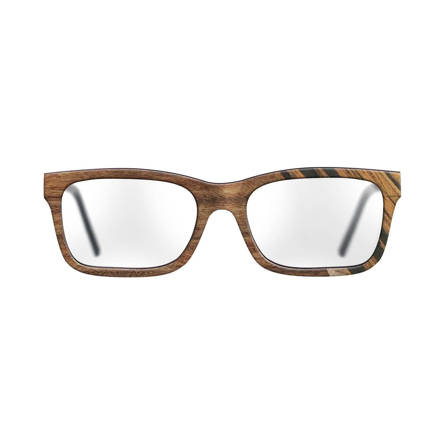 Italian Ebony,Santos Rosewood Dark,Olive Burl: Angle Cut - The Sage - Rectangle - SIRIS wood optic