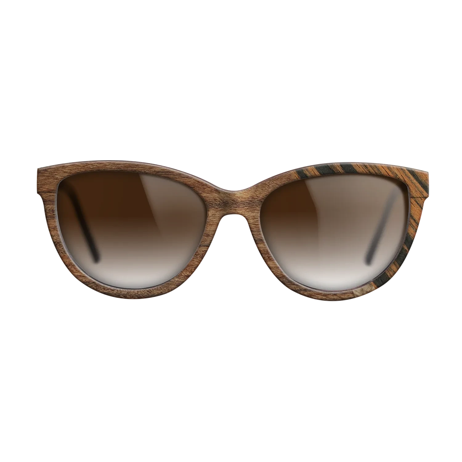 Italian Ebony,Santos Rosewood Dark,Olive Burl: Angle Cut - The Maiden - Cat - SIRIS wood optic