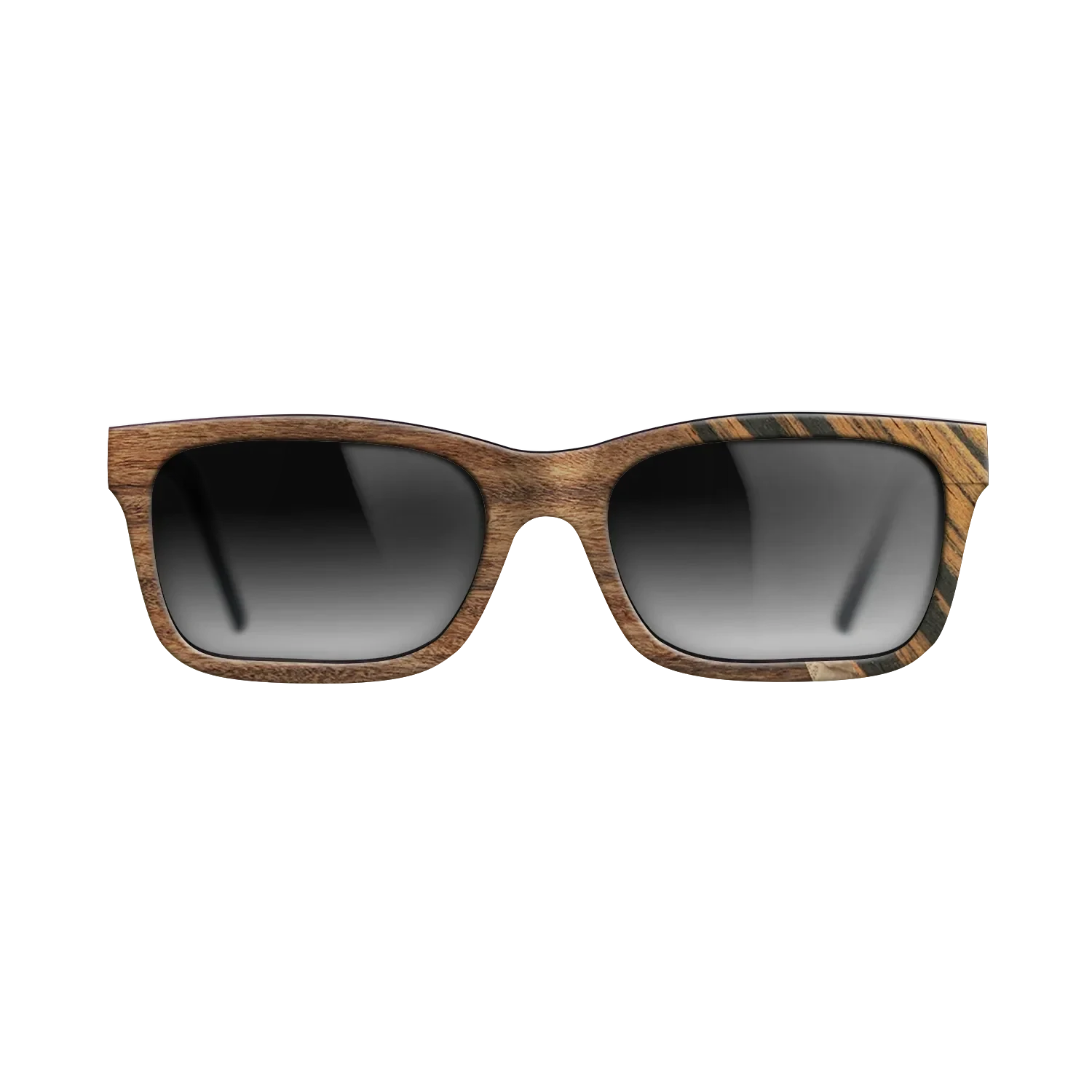 Italian Ebony,Santos Rosewood Dark,Olive Burl: Angle Cut - The Sage - Rectangle - SIRIS wood optic