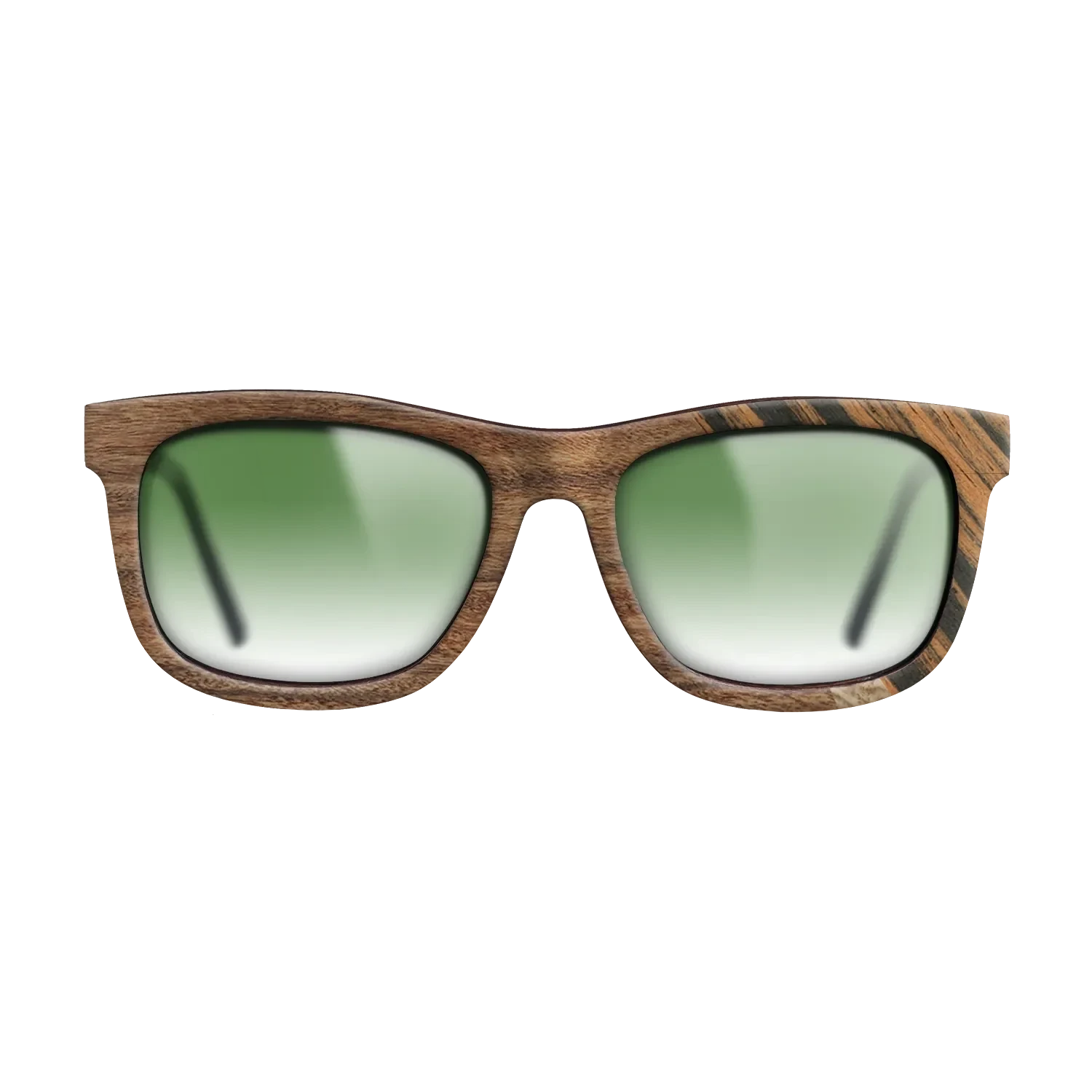 Italian Ebony,Santos Rosewood Dark,Olive Burl: Angle Cut - The Hero - Square - SIRIS wood optic