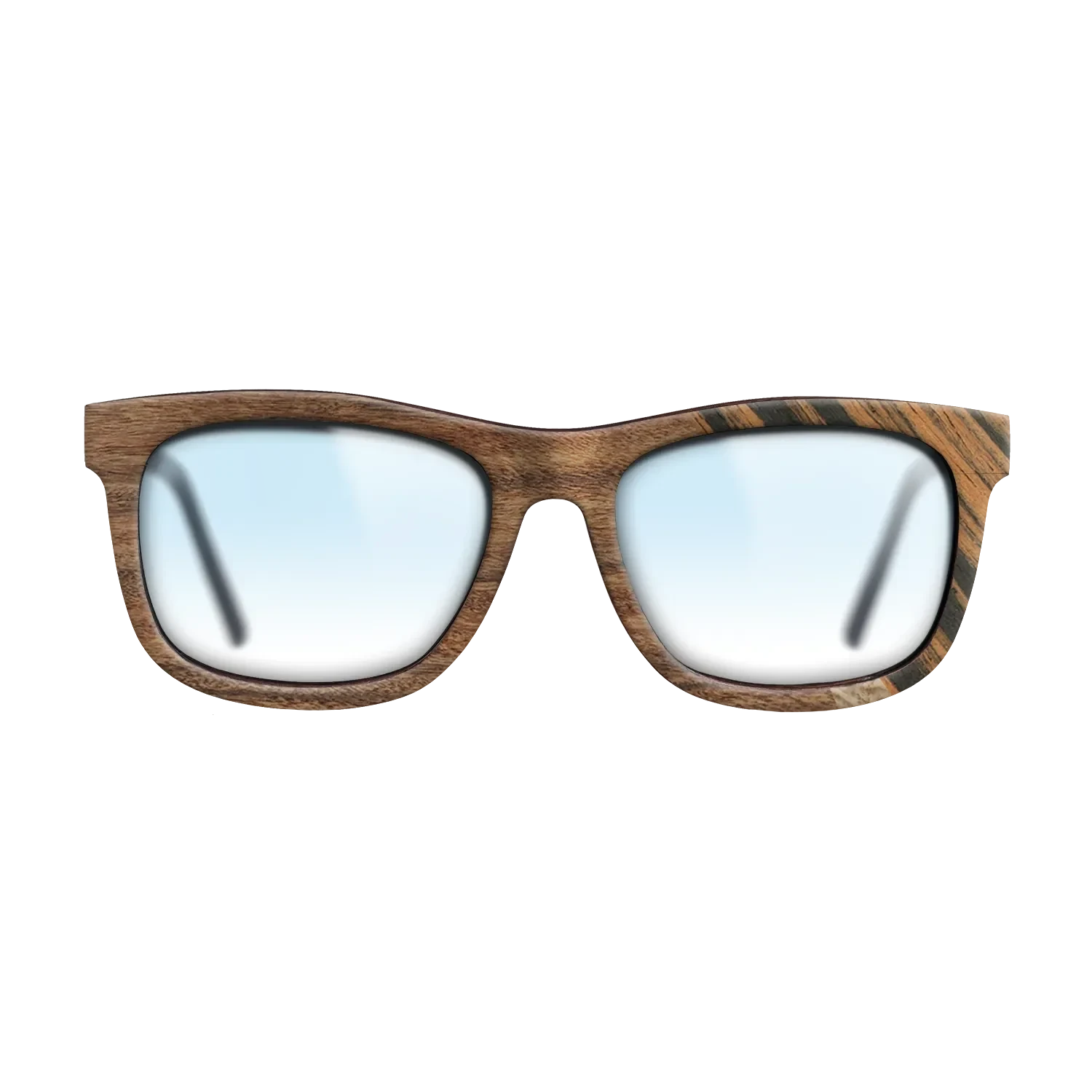 Italian Ebony,Santos Rosewood Dark,Olive Burl: Angle Cut - The Hero - Square - SIRIS wood optic