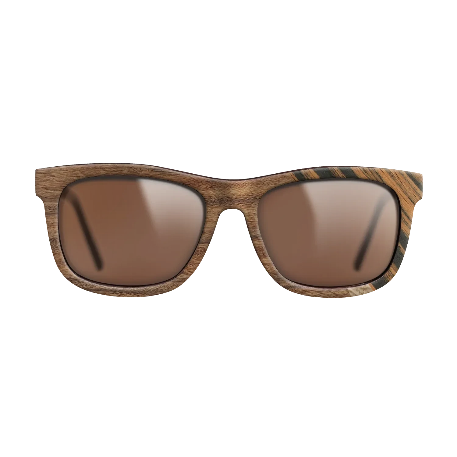 Italian Ebony,Santos Rosewood Dark,Olive Burl: Angle Cut - The Hero - Square - SIRIS wood optic